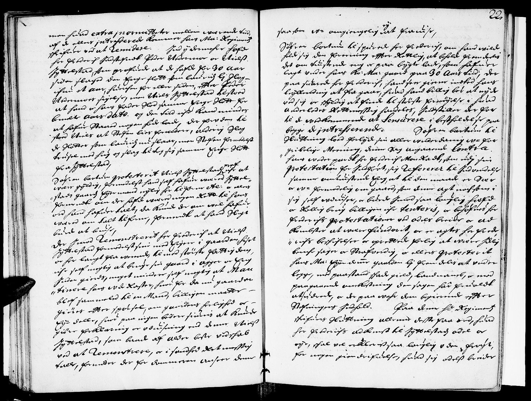 Sorenskriverier i Gudbrandsdalen, SAH/TING-036/G/Gb/Gbb/L0014: Tingbok - Sør-Gudbrandsdal, 1684, p. 21b-22a