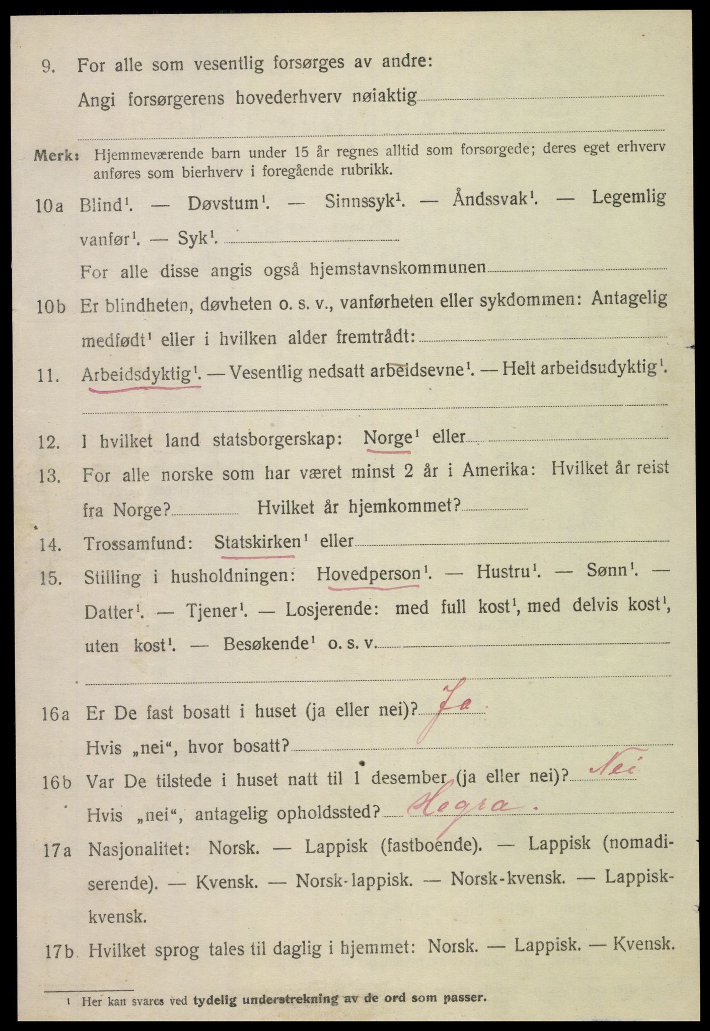 SAT, 1920 census for Meråker, 1920, p. 1735