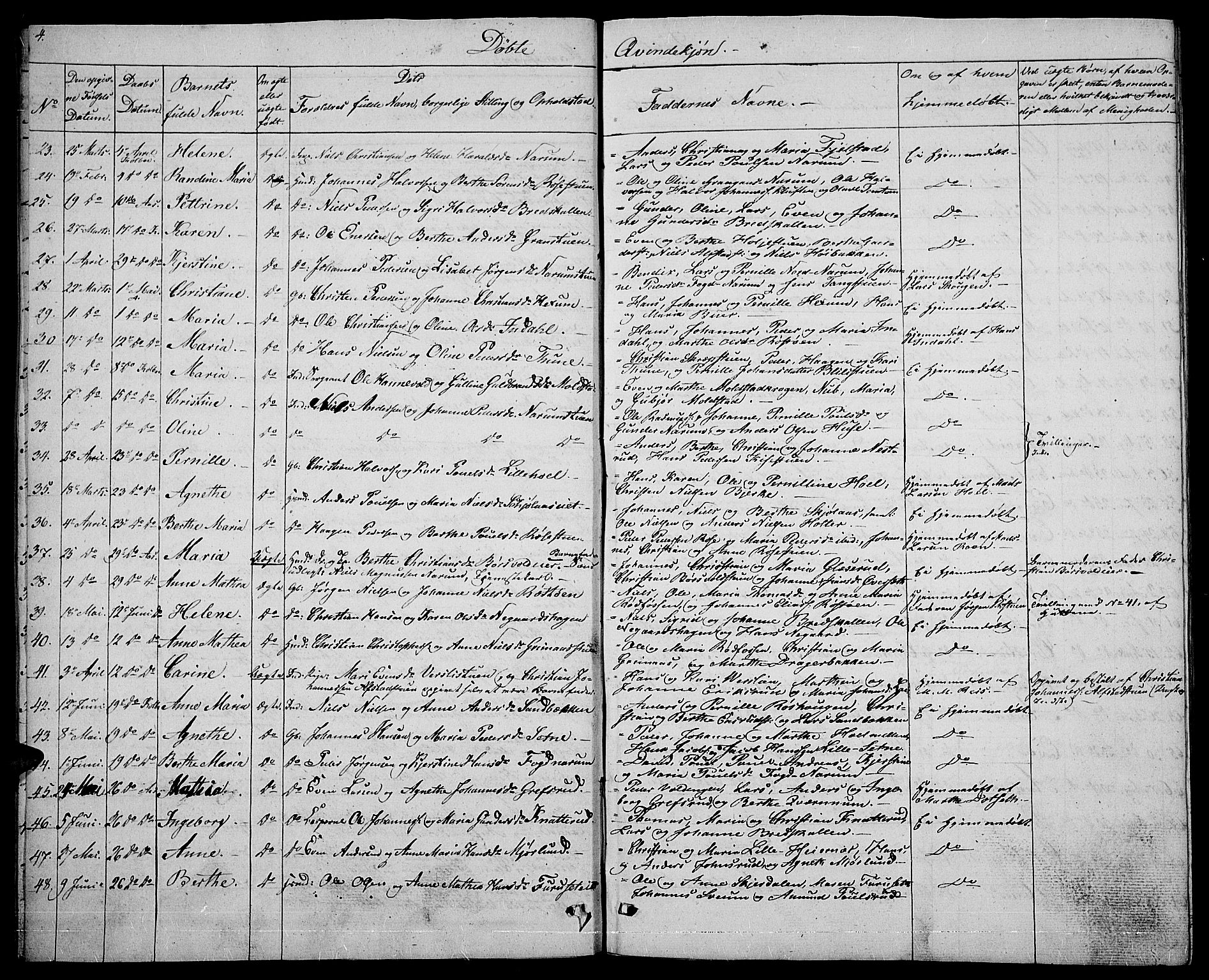Vestre Toten prestekontor, SAH/PREST-108/H/Ha/Hab/L0001: Parish register (copy) no. 1, 1830-1836, p. 4