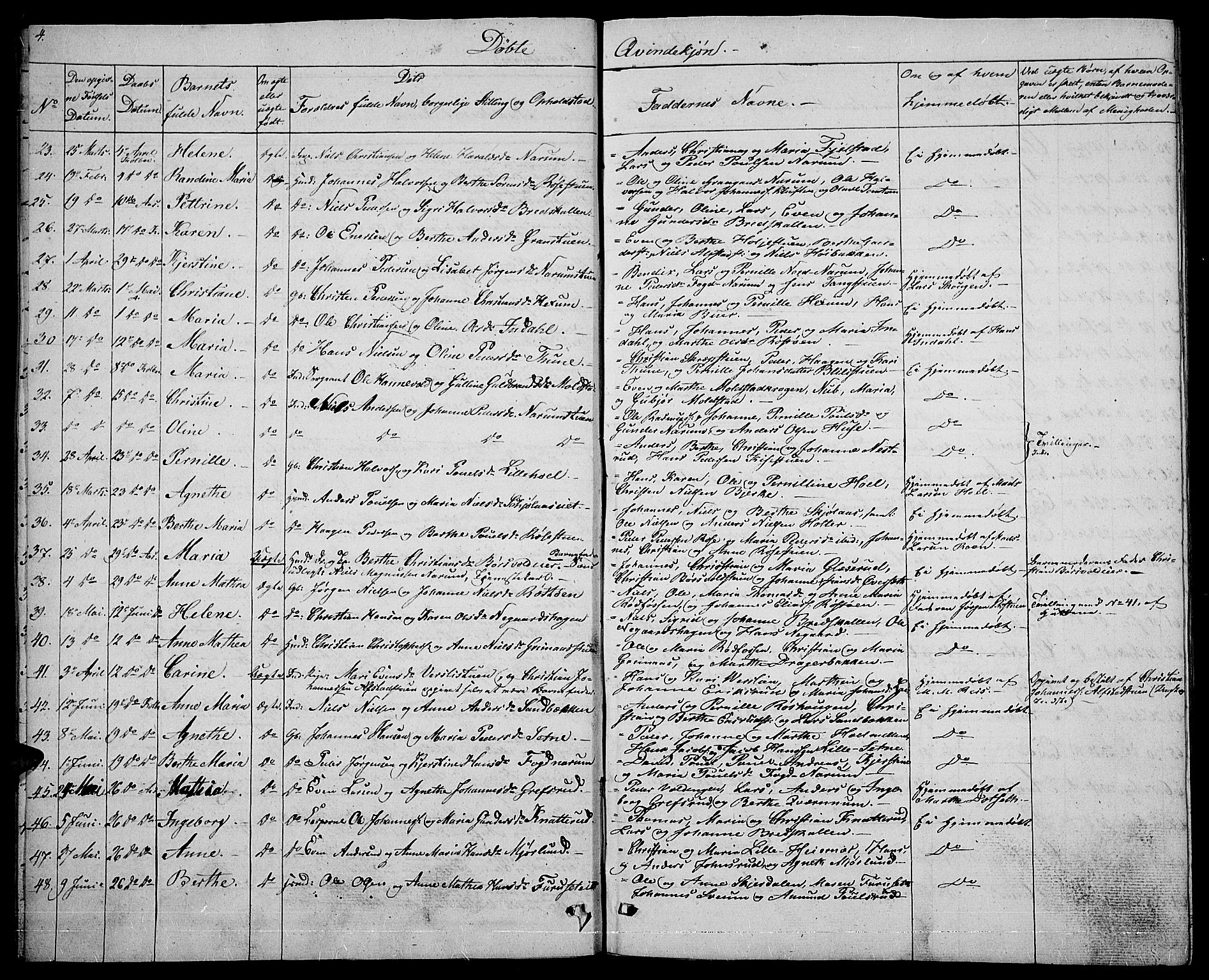 Vestre Toten prestekontor, AV/SAH-PREST-108/H/Ha/Hab/L0001: Parish register (copy) no. 1, 1830-1836, p. 4