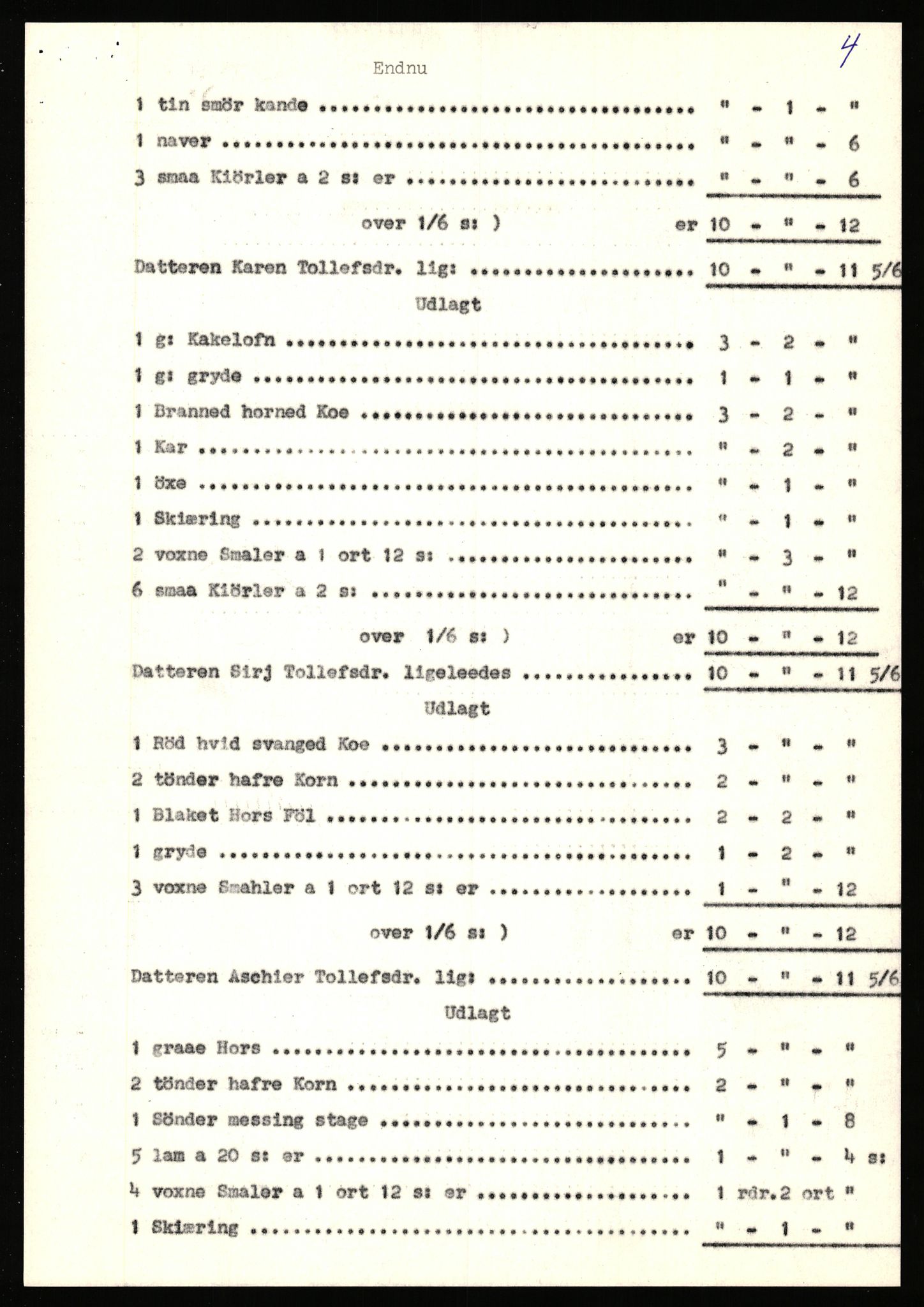 Statsarkivet i Stavanger, SAST/A-101971/03/Y/Yj/L0018: Avskrifter sortert etter gårdsnavn: Engelsvold - Espevold nedre, 1750-1930, p. 434