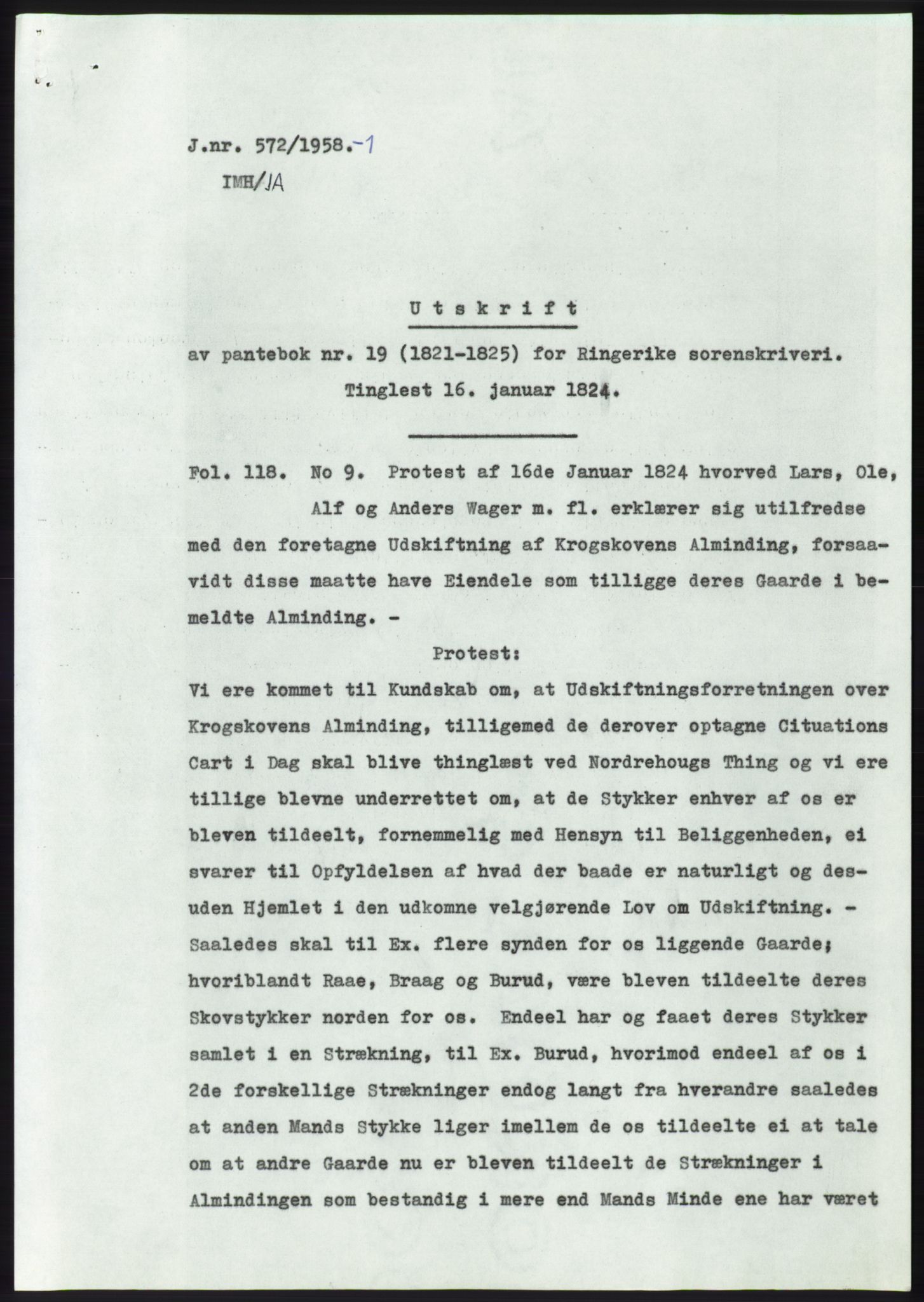 Statsarkivet i Kongsberg, SAKO/A-0001, 1958, p. 410