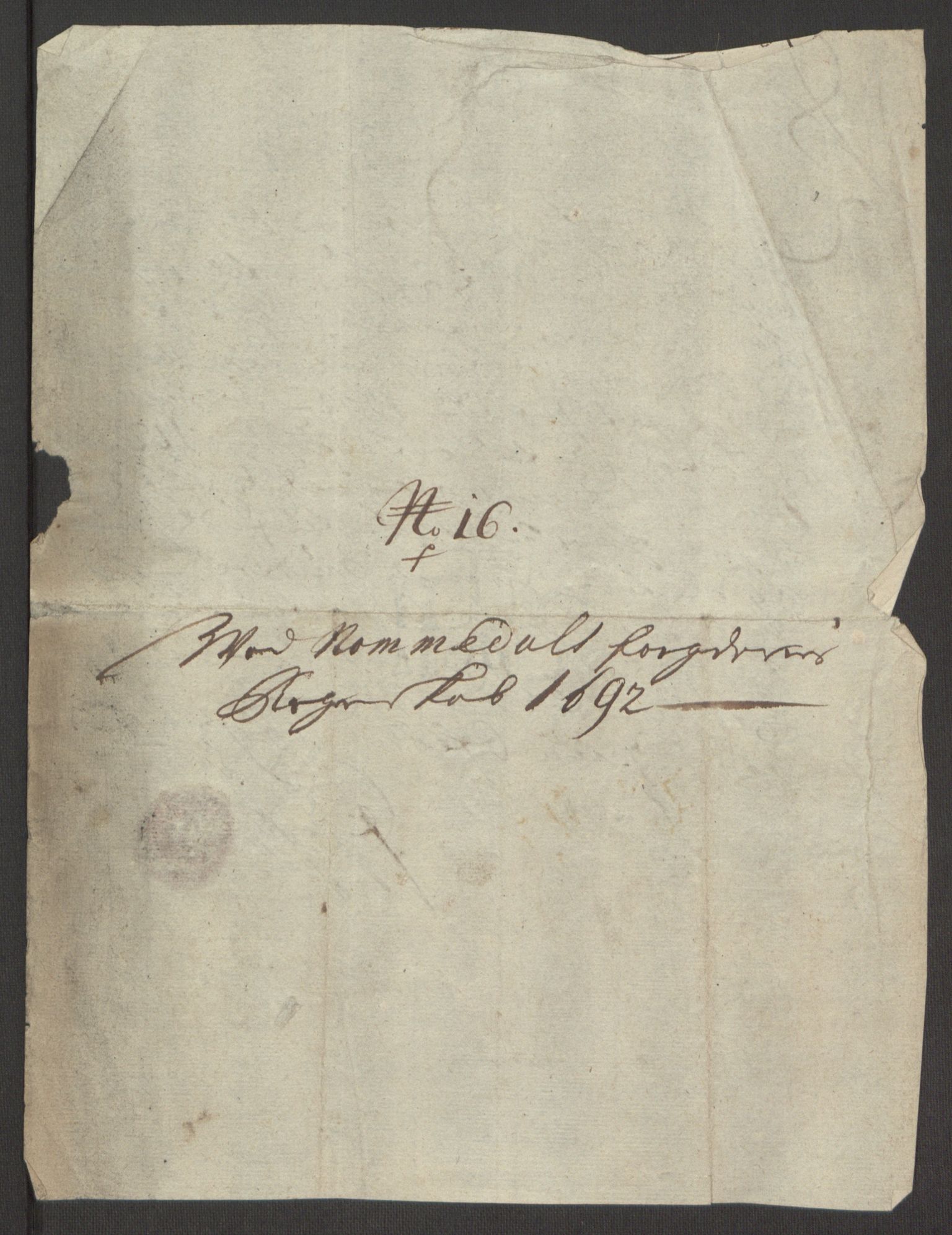 Rentekammeret inntil 1814, Reviderte regnskaper, Fogderegnskap, AV/RA-EA-4092/R64/L4424: Fogderegnskap Namdal, 1692-1695, p. 171