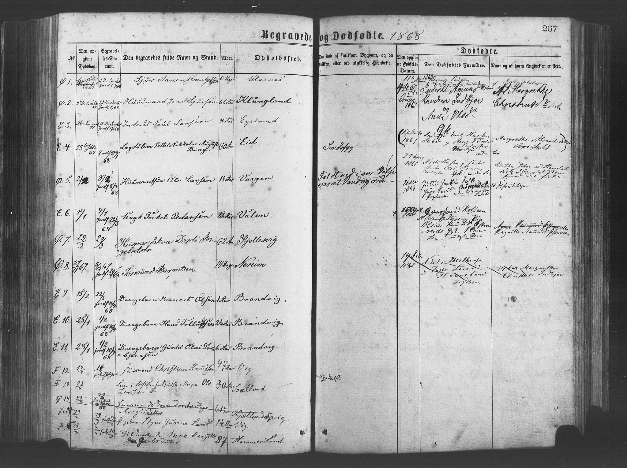 Fjelberg sokneprestembete, AV/SAB-A-75201/H/Haa: Parish register (official) no. A 8, 1866-1879, p. 267