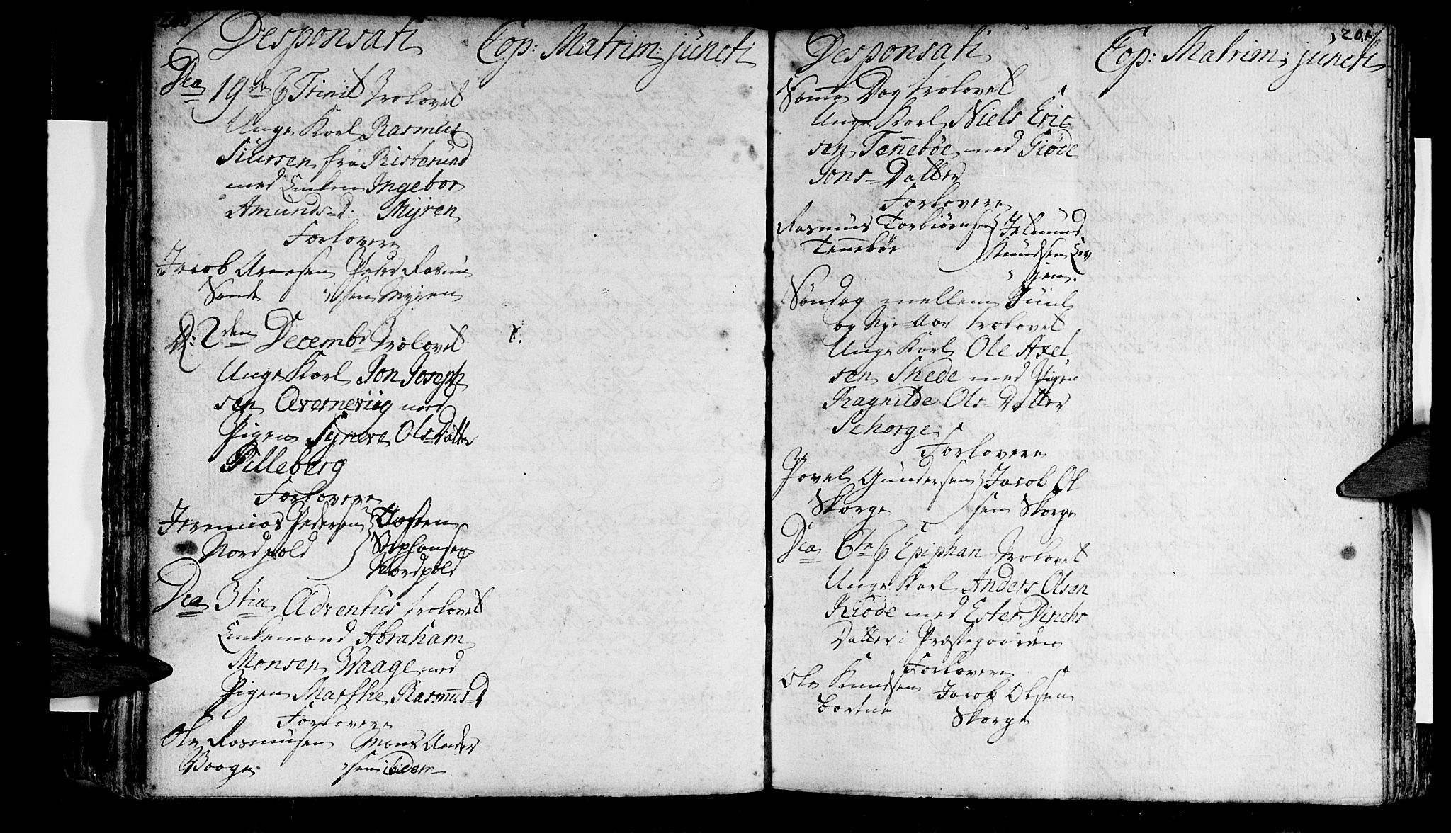 Selje sokneprestembete, AV/SAB-A-99938/H/Ha/Haa/Haaa: Parish register (official) no. A 4, 1743-1759, p. 200-201