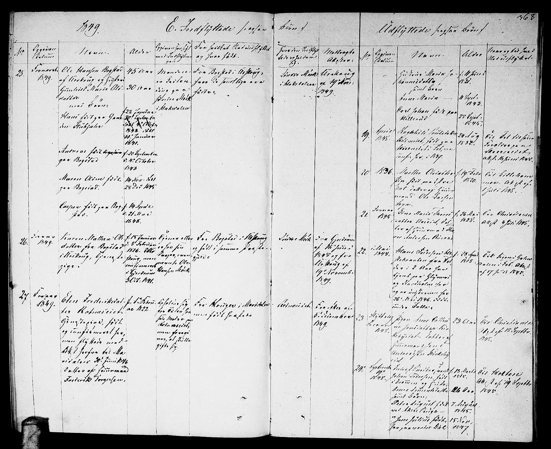 Nittedal prestekontor Kirkebøker, AV/SAO-A-10365a/F/Fa/L0004: Parish register (official) no. I 4, 1836-1849, p. 368