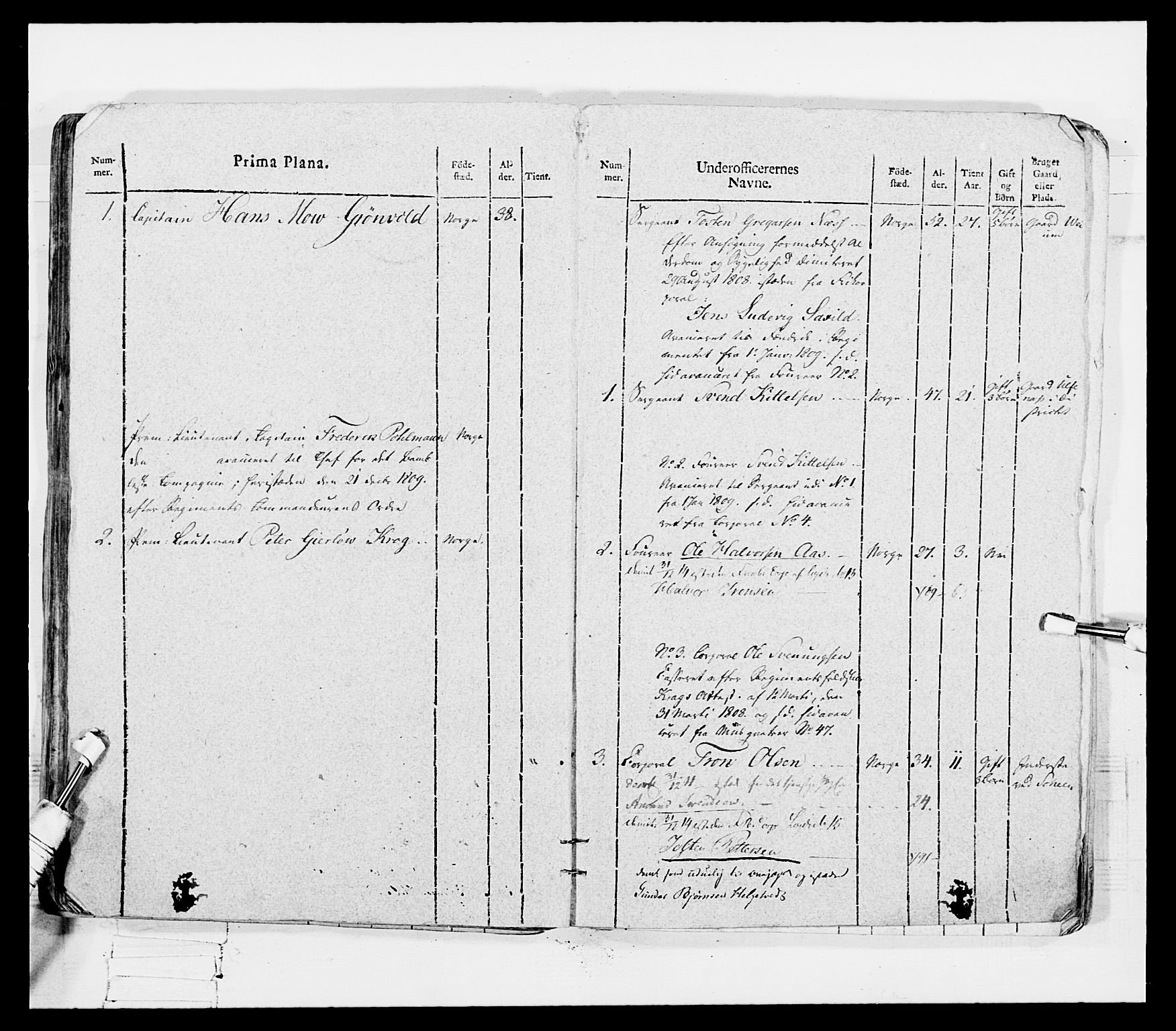 Generalitets- og kommissariatskollegiet, Det kongelige norske kommissariatskollegium, AV/RA-EA-5420/E/Eh/L0116: Telemarkske nasjonale infanteriregiment, 1810, p. 357