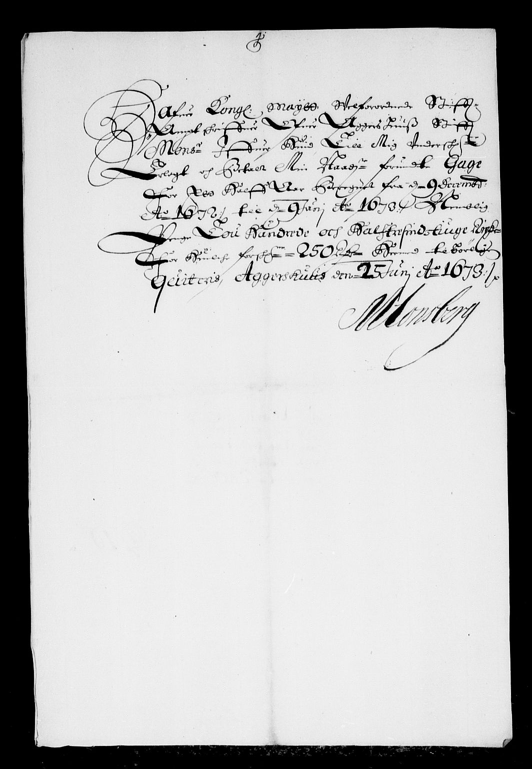 Rentekammeret inntil 1814, Reviderte regnskaper, Stiftamtstueregnskaper, Landkommissariatet på Akershus og Akershus stiftamt, AV/RA-EA-5869/R/Rb/L0094: Akershus stiftamt, 1673-1674