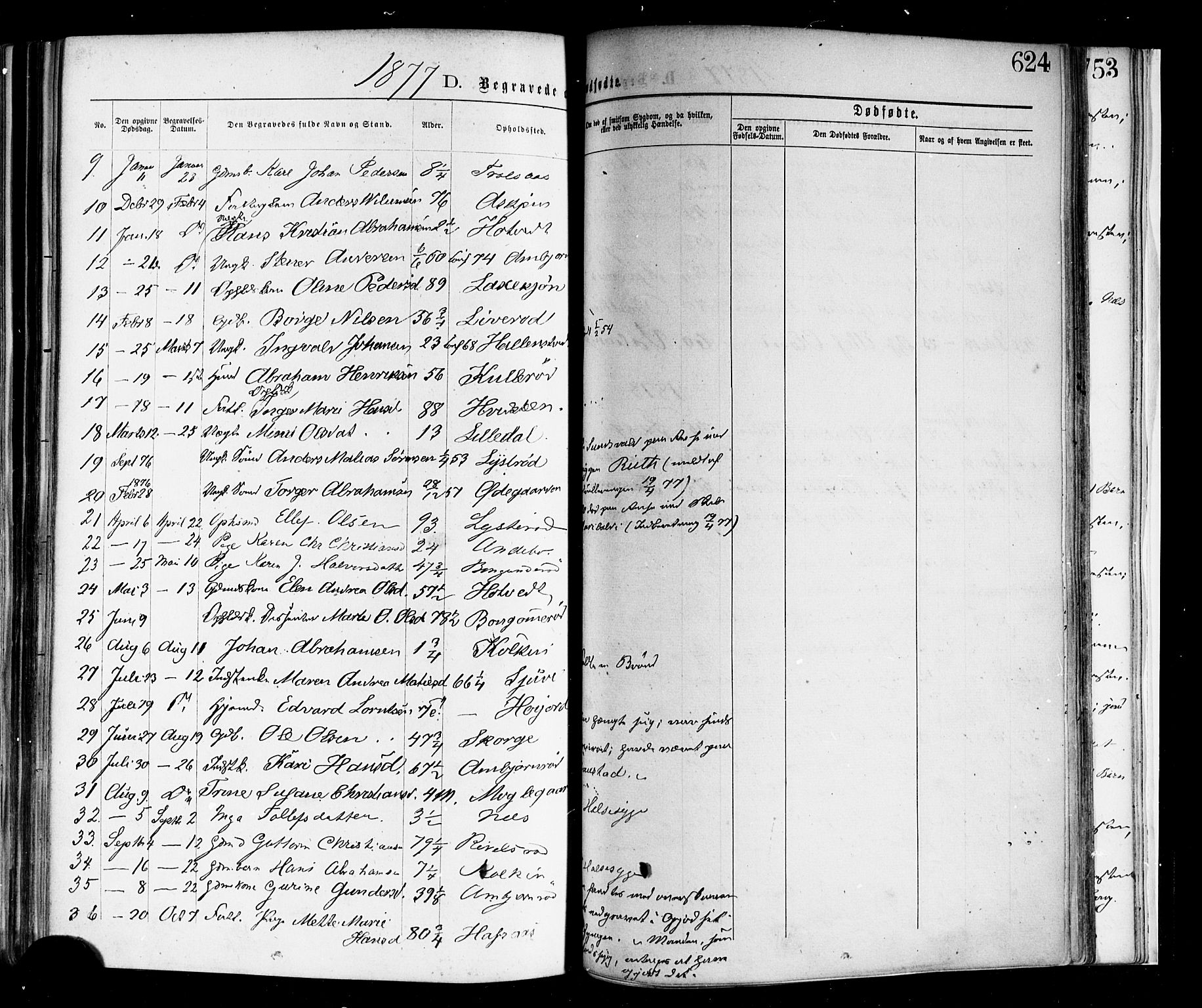 Andebu kirkebøker, AV/SAKO-A-336/F/Fa/L0006: Parish register (official) no. 6, 1871-1878, p. 624