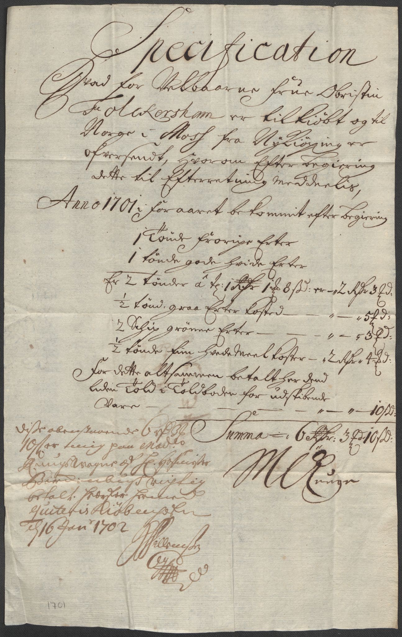 Riksarkivets diplomsamling, AV/RA-EA-5965/F12/L0004: Pk. 7 (I), 1490-1729, p. 146