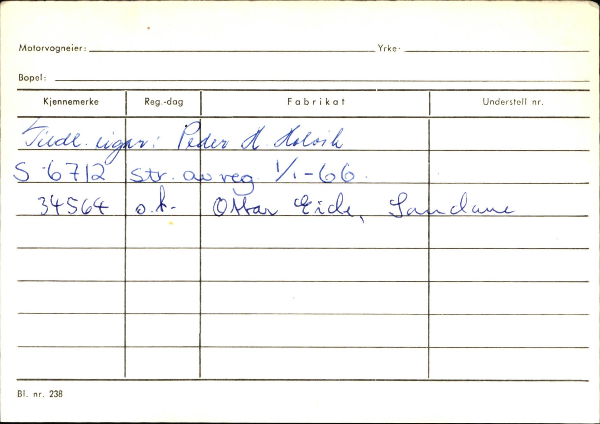 Statens vegvesen, Sogn og Fjordane vegkontor, AV/SAB-A-5301/4/F/L0144: Registerkort Vågsøy A-R, 1945-1975, p. 529