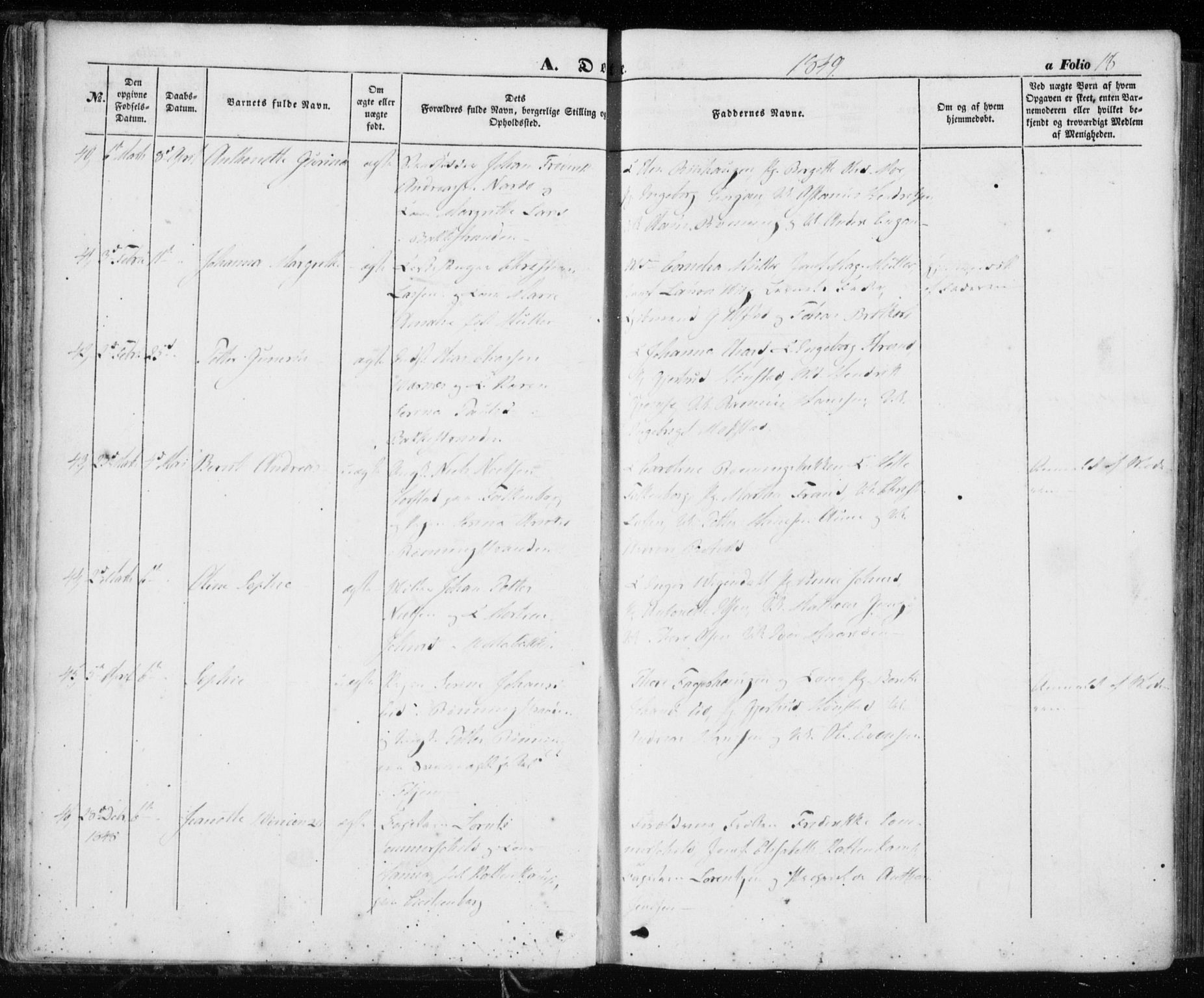 Ministerialprotokoller, klokkerbøker og fødselsregistre - Sør-Trøndelag, AV/SAT-A-1456/606/L0291: Parish register (official) no. 606A06, 1848-1856, p. 18