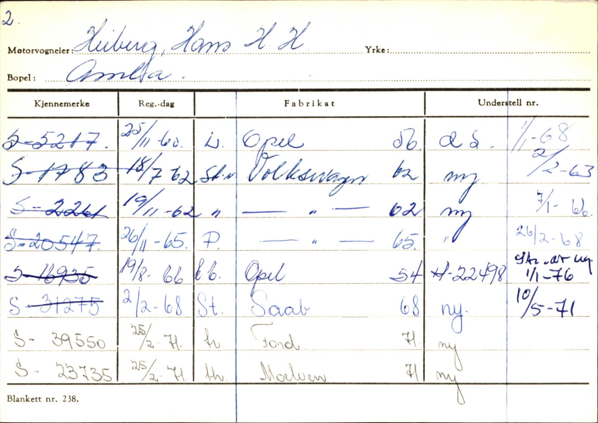 Statens vegvesen, Sogn og Fjordane vegkontor, AV/SAB-A-5301/4/F/L0124: Eigarregister Sogndal A-U, 1945-1975, p. 867