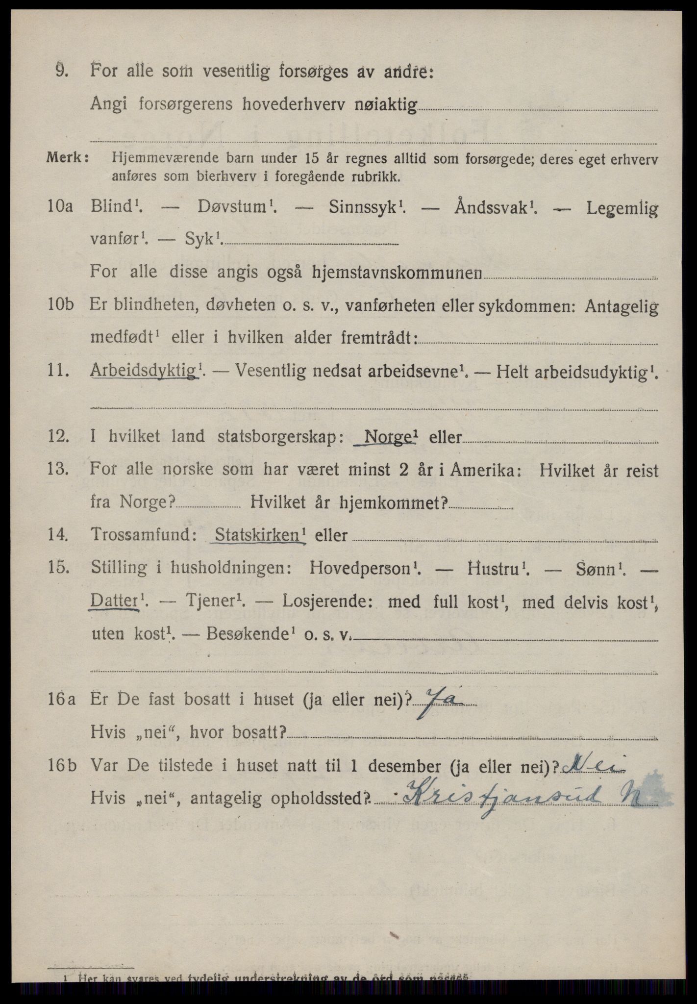 SAT, 1920 census for Surnadal, 1920, p. 4380