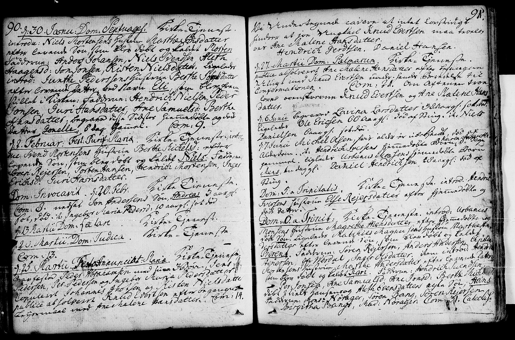 Loppa sokneprestkontor, SATØ/S-1339/H/Ha/L0001kirke: Parish register (official) no. 1 /1, 1753-1784, p. 90-91