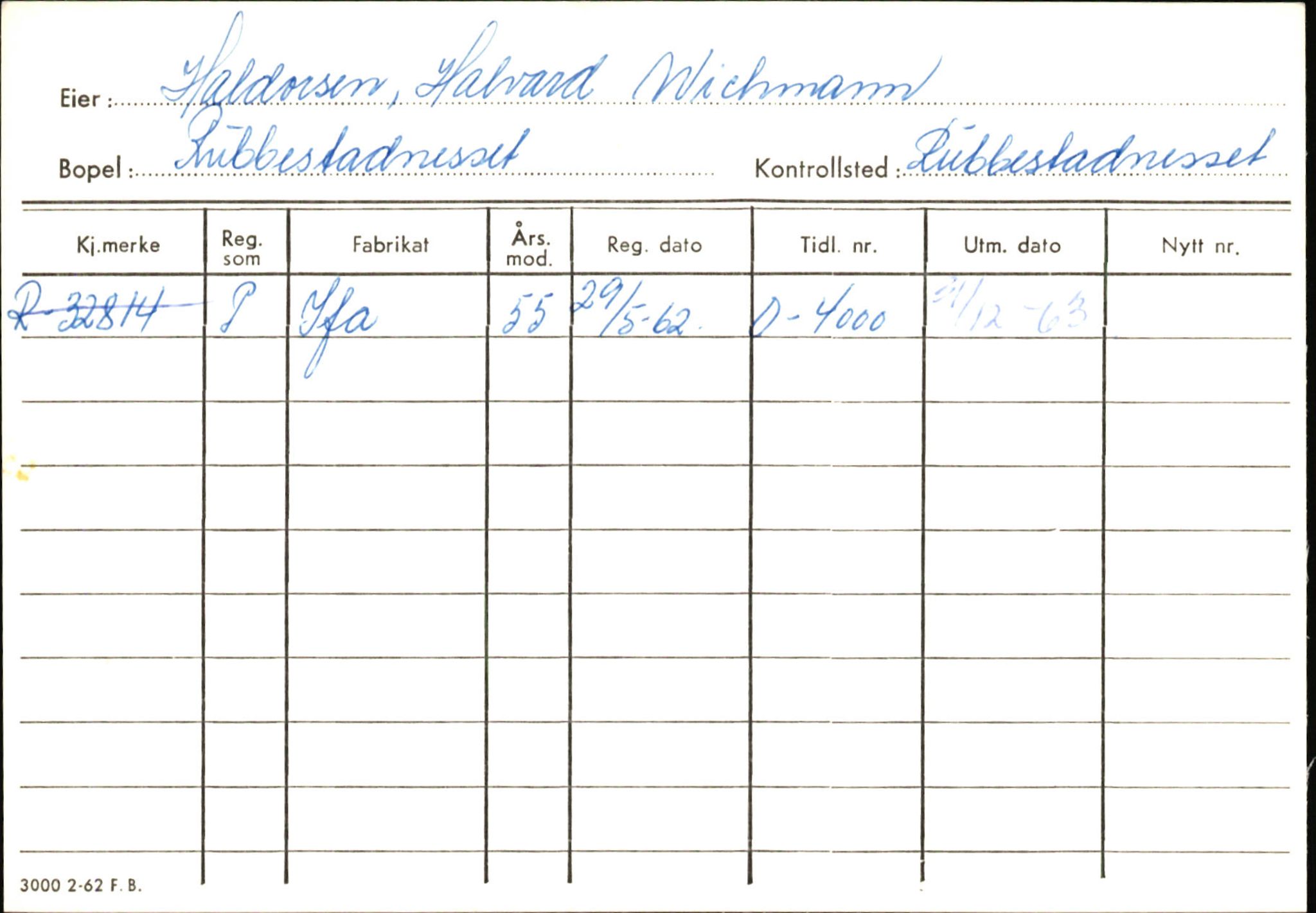 Statens vegvesen, Hordaland vegkontor, AV/SAB-A-5201/2/Ha/L0018: R-eierkort H, 1920-1971, p. 20