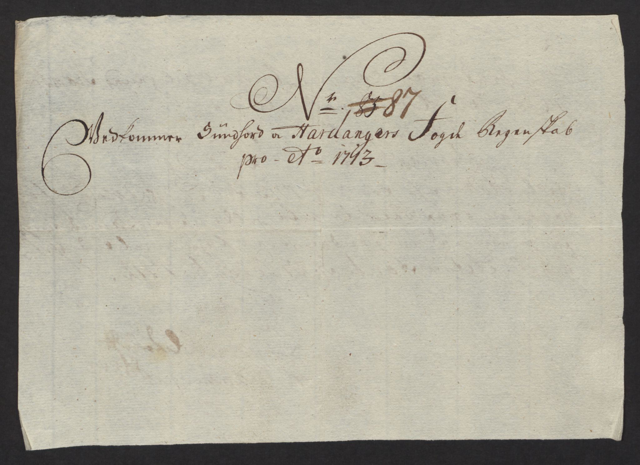 Rentekammeret inntil 1814, Reviderte regnskaper, Fogderegnskap, AV/RA-EA-4092/R48/L2989: Fogderegnskap Sunnhordland og Hardanger, 1713, p. 432