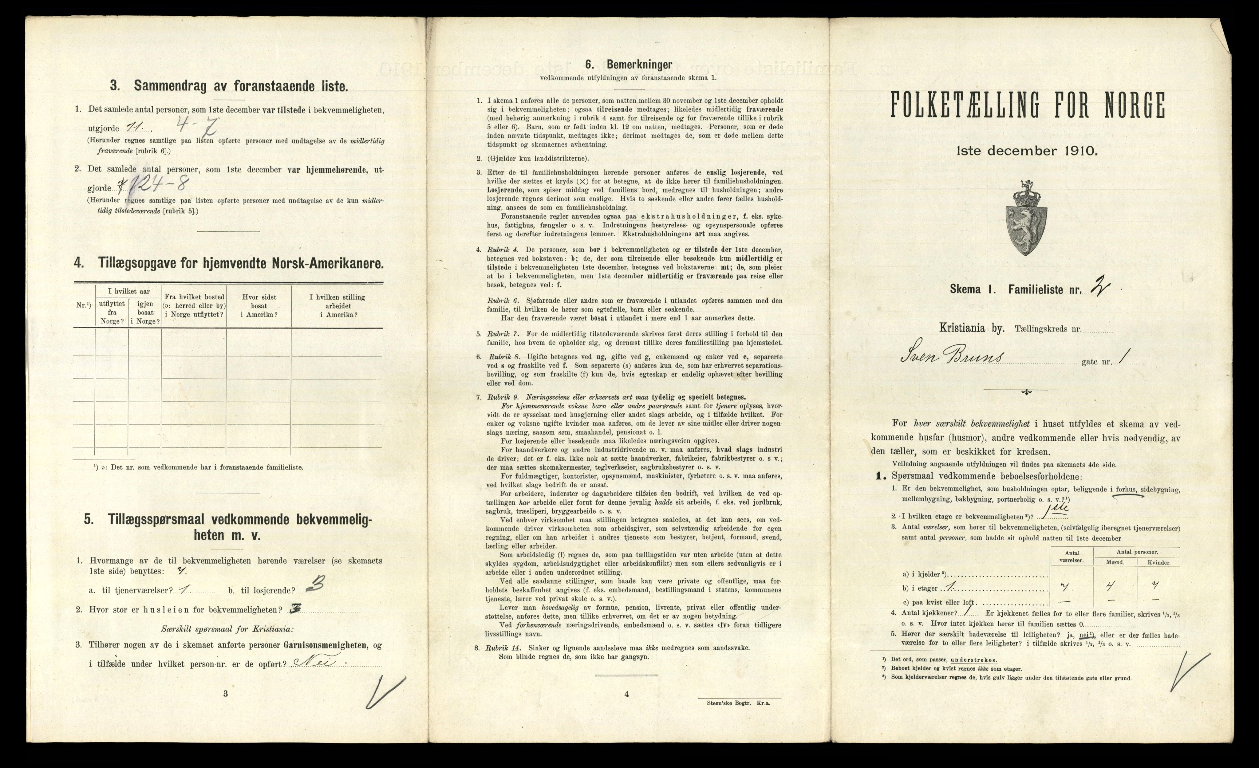 RA, 1910 census for Kristiania, 1910, p. 100503