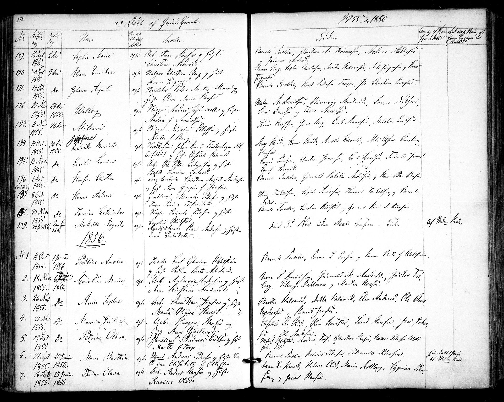 Halden prestekontor Kirkebøker, AV/SAO-A-10909/F/Fa/L0006: Parish register (official) no. I 6, 1845-1856, p. 178