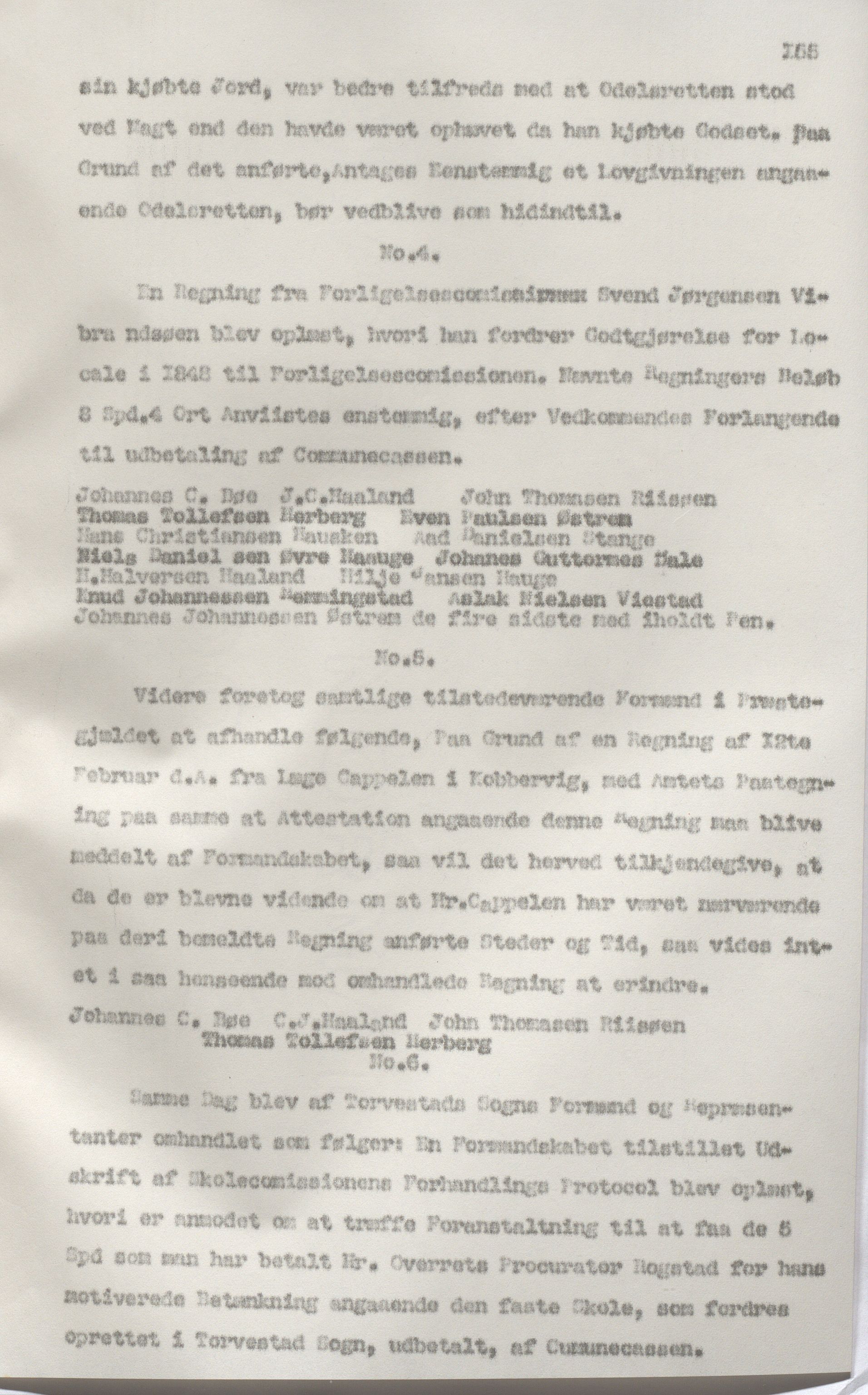 Torvastad kommune - Formannskapet, IKAR/K-101331/A/L0002: Avskrift av forhandlingsprotokoll, 1837-1855, p. 155