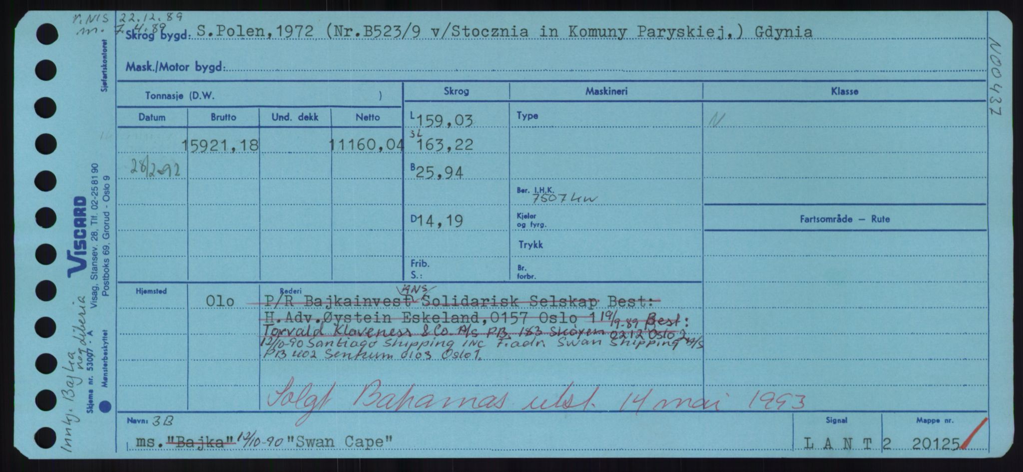 Sjøfartsdirektoratet med forløpere, Skipsmålingen, RA/S-1627/H/Hd/L0037: Fartøy, Su-Så, p. 389