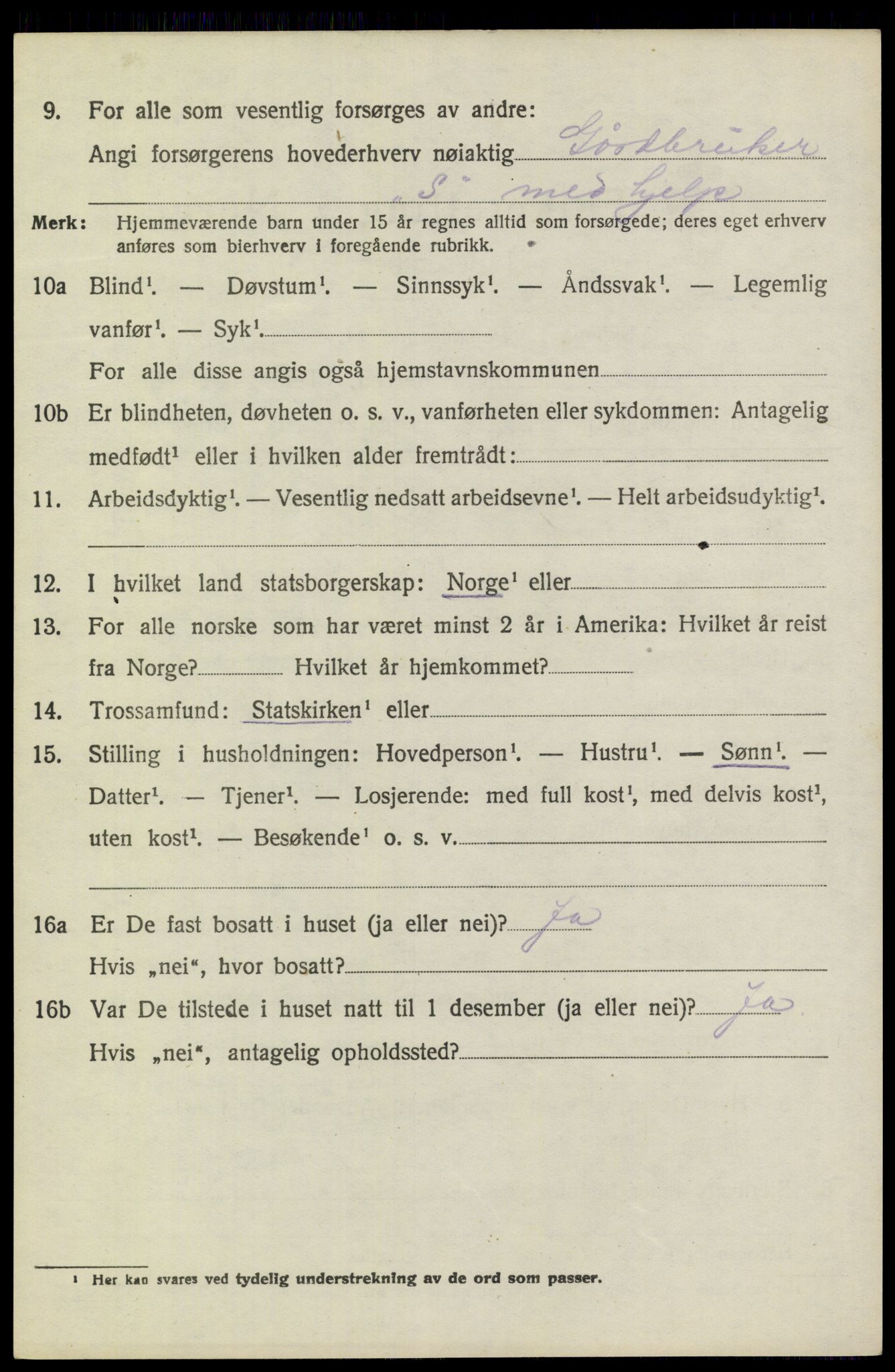 SAO, 1920 census for Høland, 1920, p. 10018