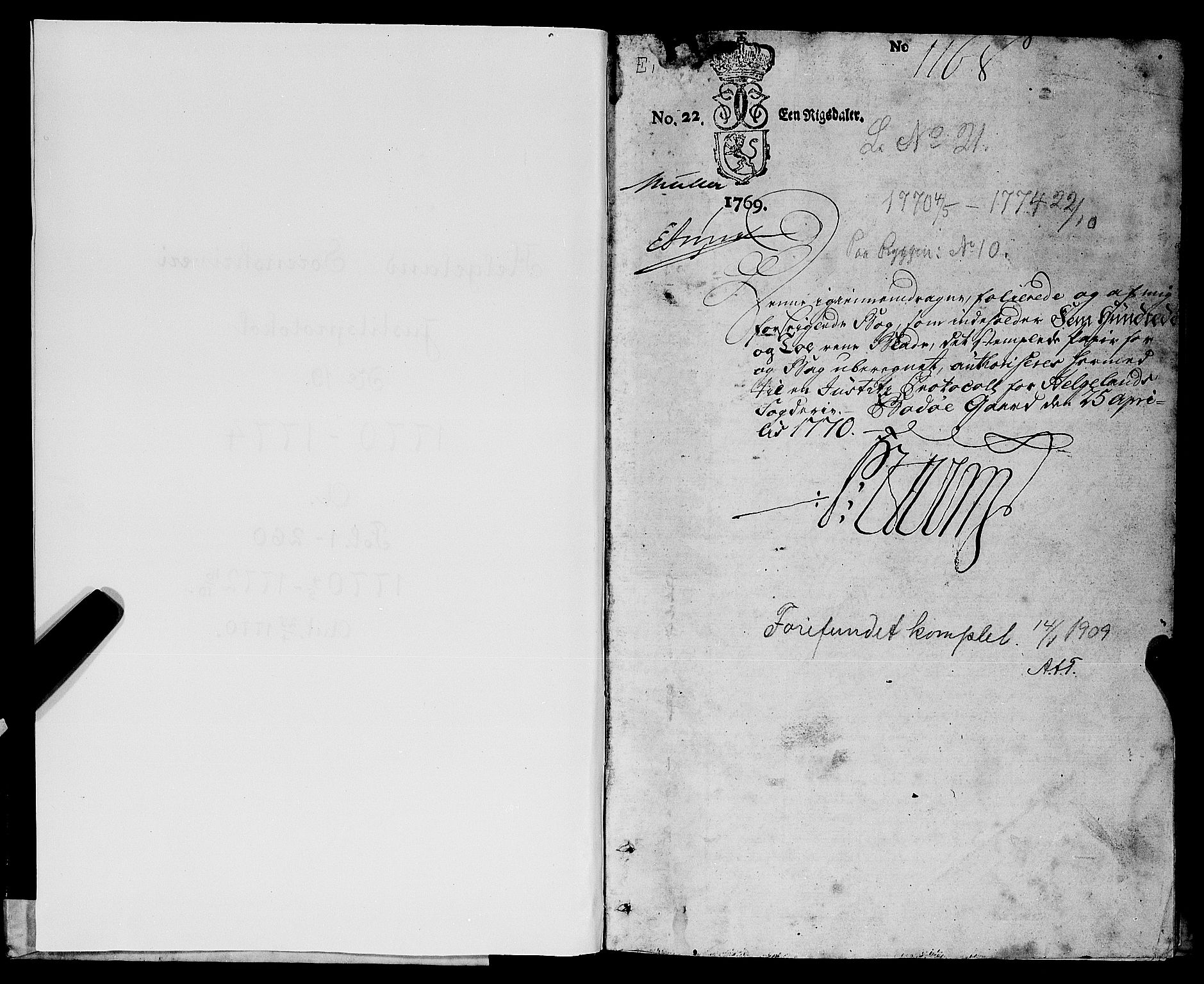 Helgeland sorenskriveri, SAT/A-0004/1/1A/L0023: Tingbok 19A, 1770-1772