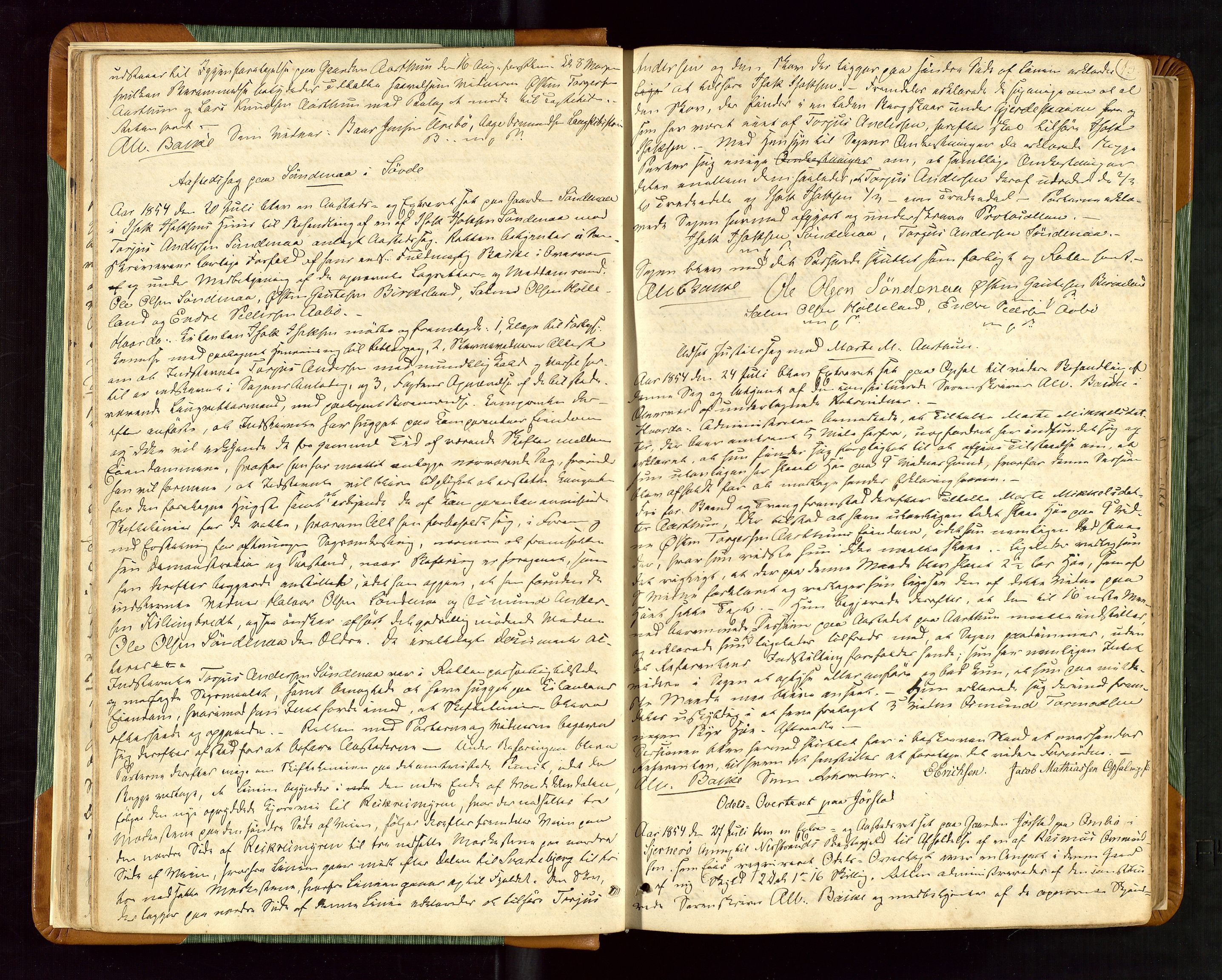 Ryfylke tingrett, AV/SAST-A-100055/001/I/IC/L0004: Ekstrarettsprotokoll, 1854-1862, p. 12b-13a