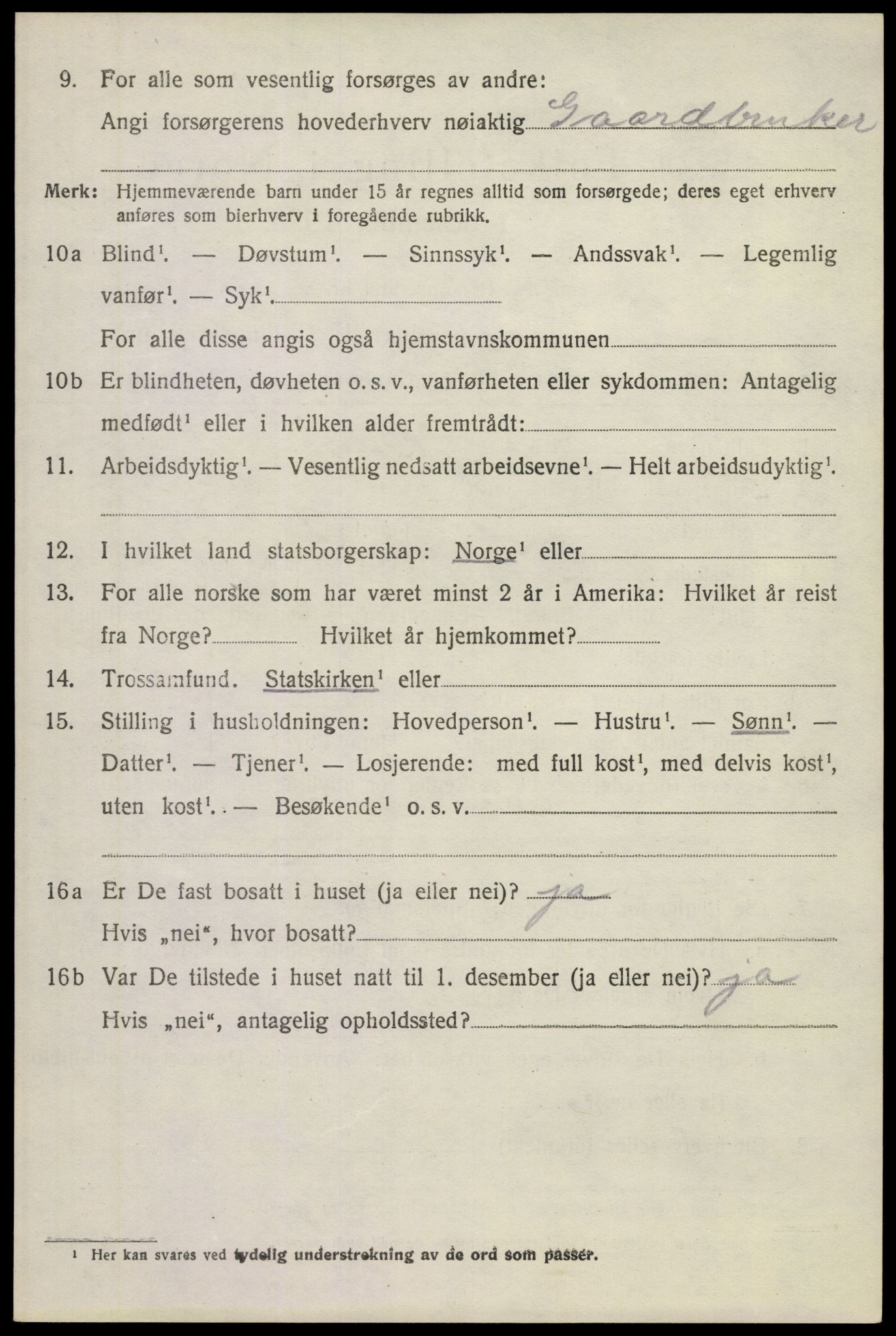 SAKO, 1920 census for Ytre Sandsvær, 1920, p. 3011