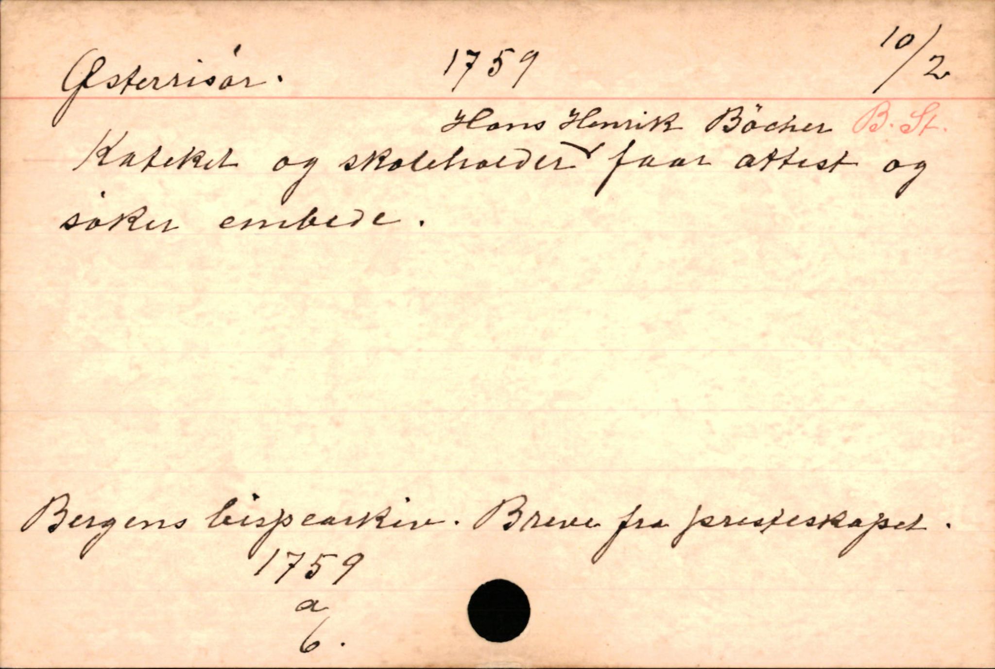 Haugen, Johannes - lærer, AV/SAB-SAB/PA-0036/01/L0001: Om klokkere og lærere, 1521-1904, p. 584