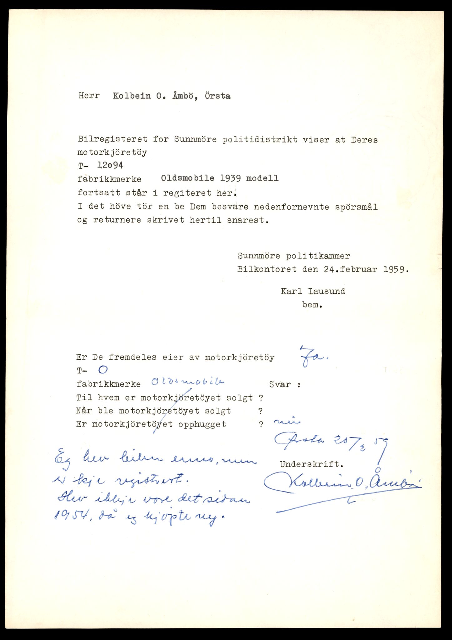 Møre og Romsdal vegkontor - Ålesund trafikkstasjon, AV/SAT-A-4099/F/Fe/L0032: Registreringskort for kjøretøy T 11997 - T 12149, 1927-1998, p. 2467