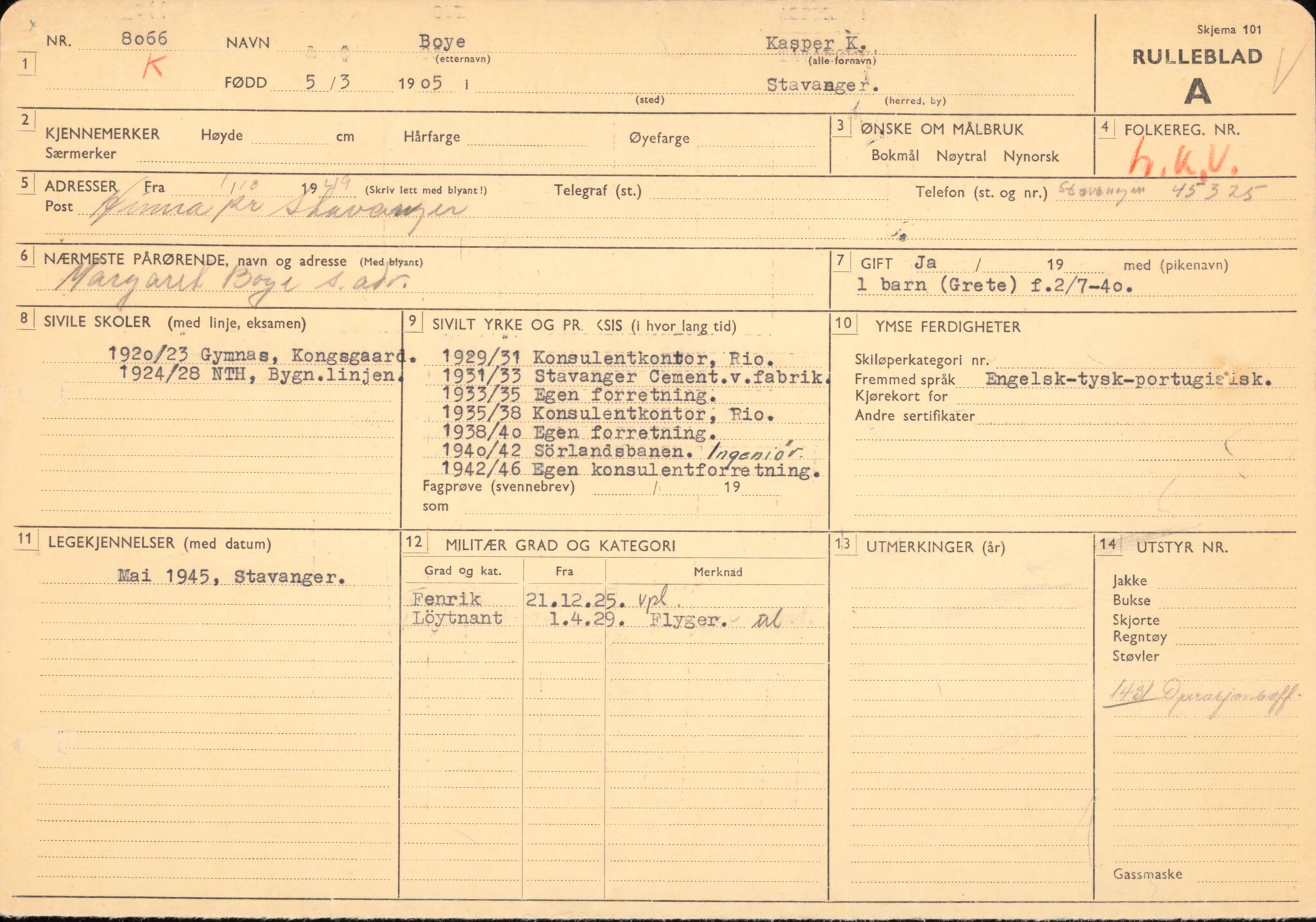 Forsvaret, Forsvarets overkommando/Luftforsvarsstaben, AV/RA-RAFA-4079/P/Pa/L0013: Personellmapper, 1905, p. 36