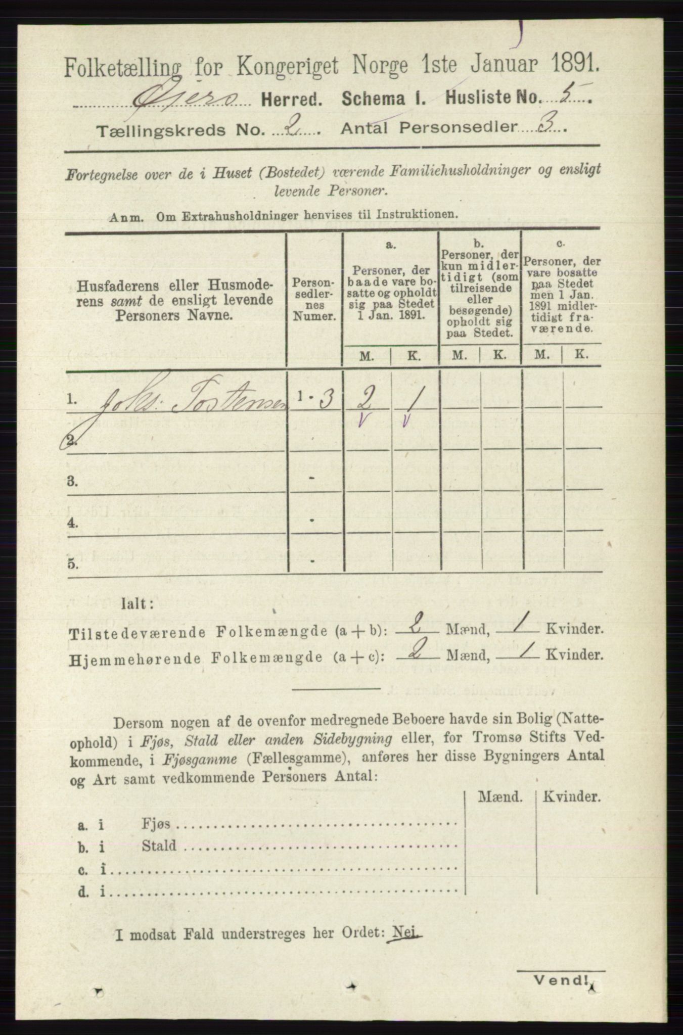 RA, 1891 census for 0521 Øyer, 1891, p. 458