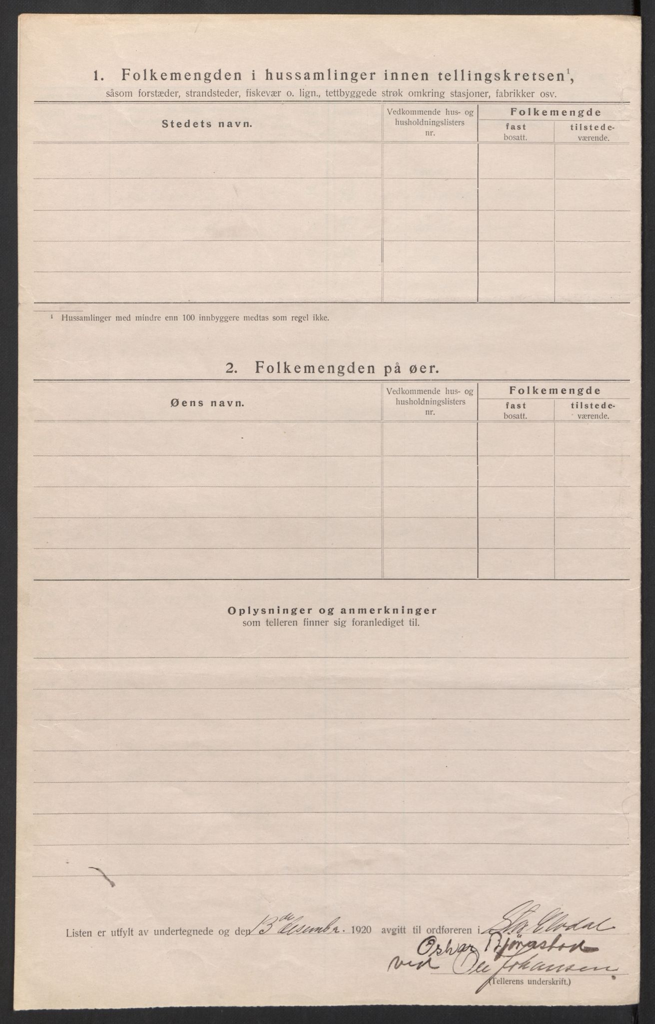 SAH, 1920 census for Stor-Elvdal, 1920, p. 17