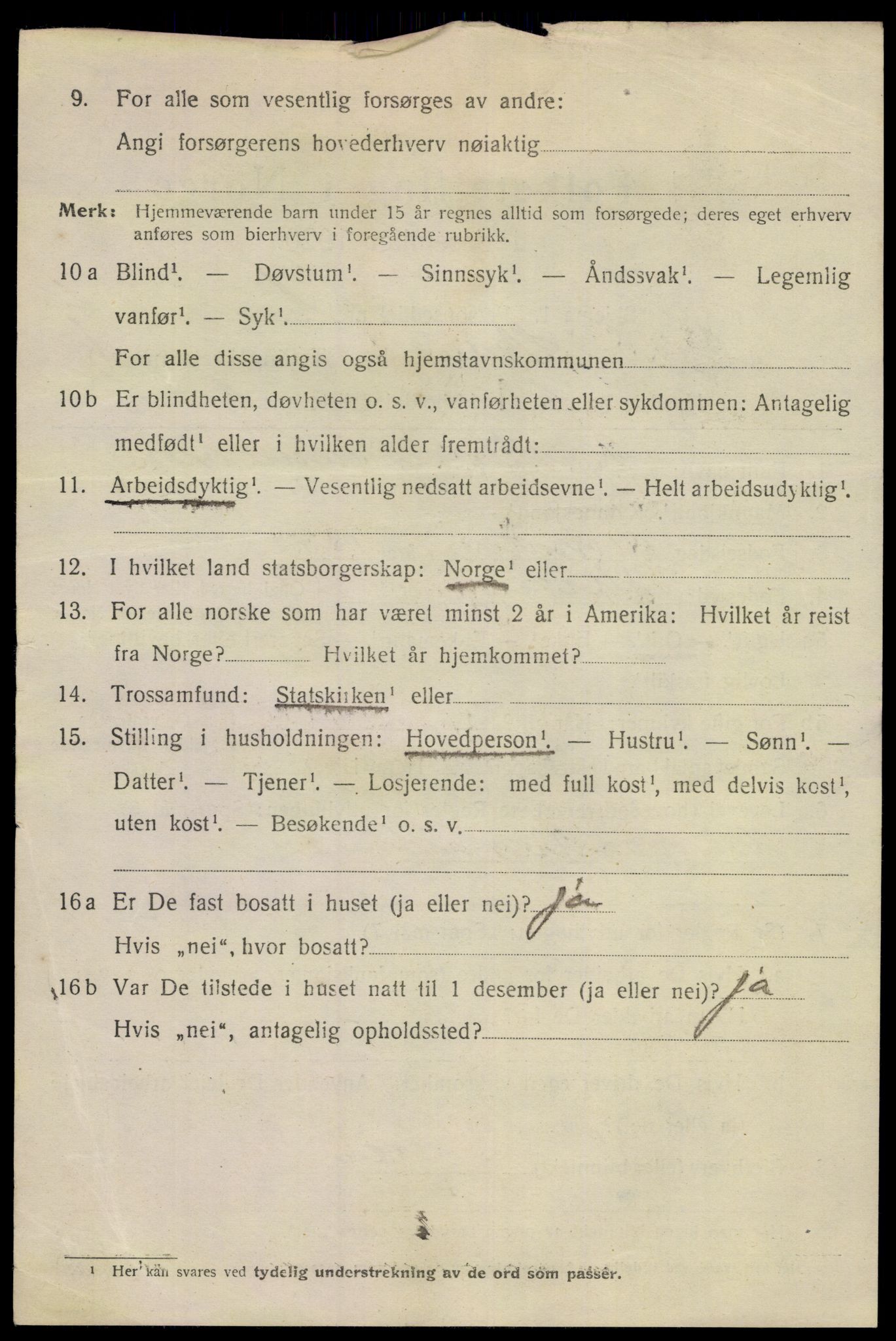 SAKO, 1920 census for Skien, 1920, p. 24797