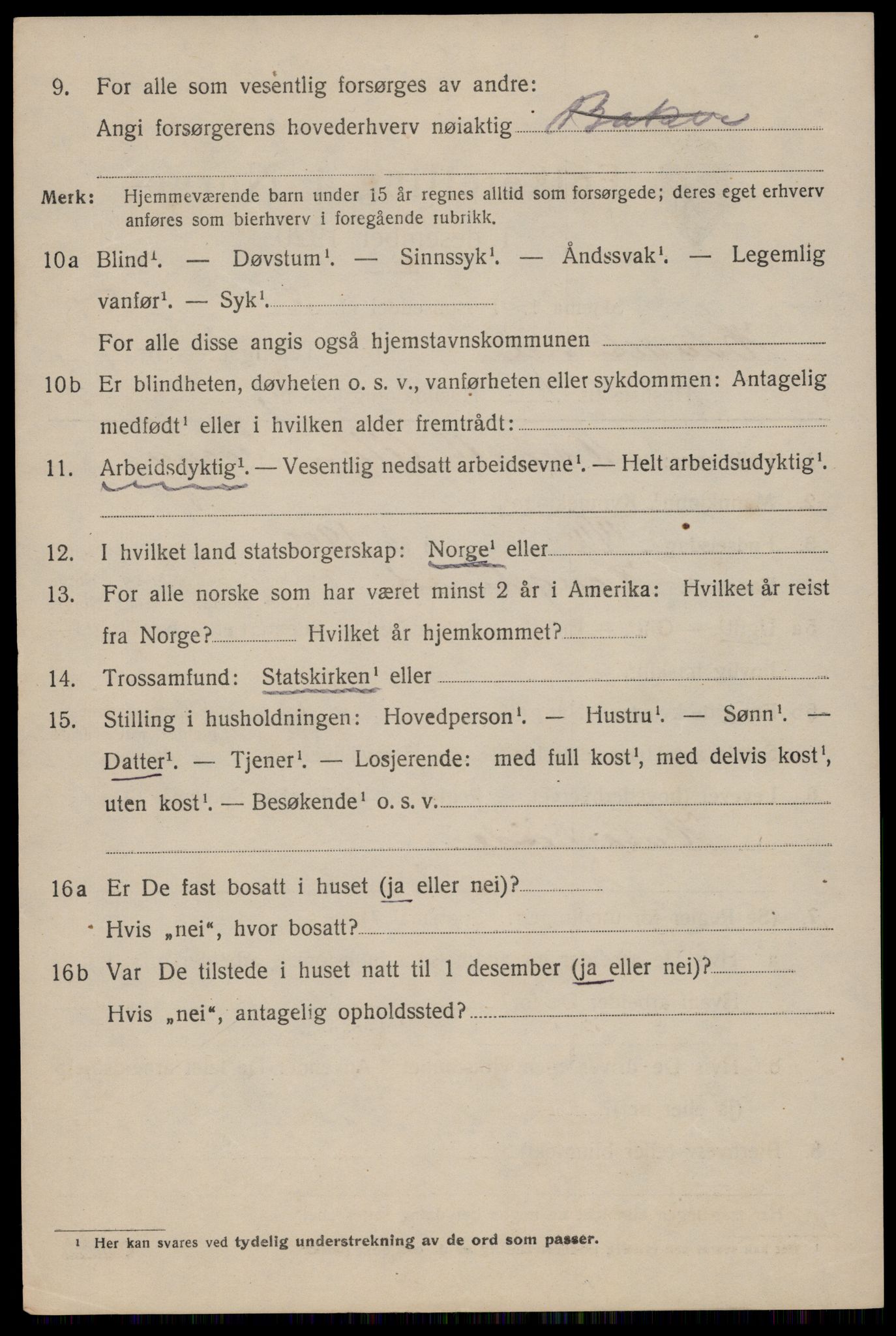 SAST, 1920 census for Haugesund, 1920, p. 25074