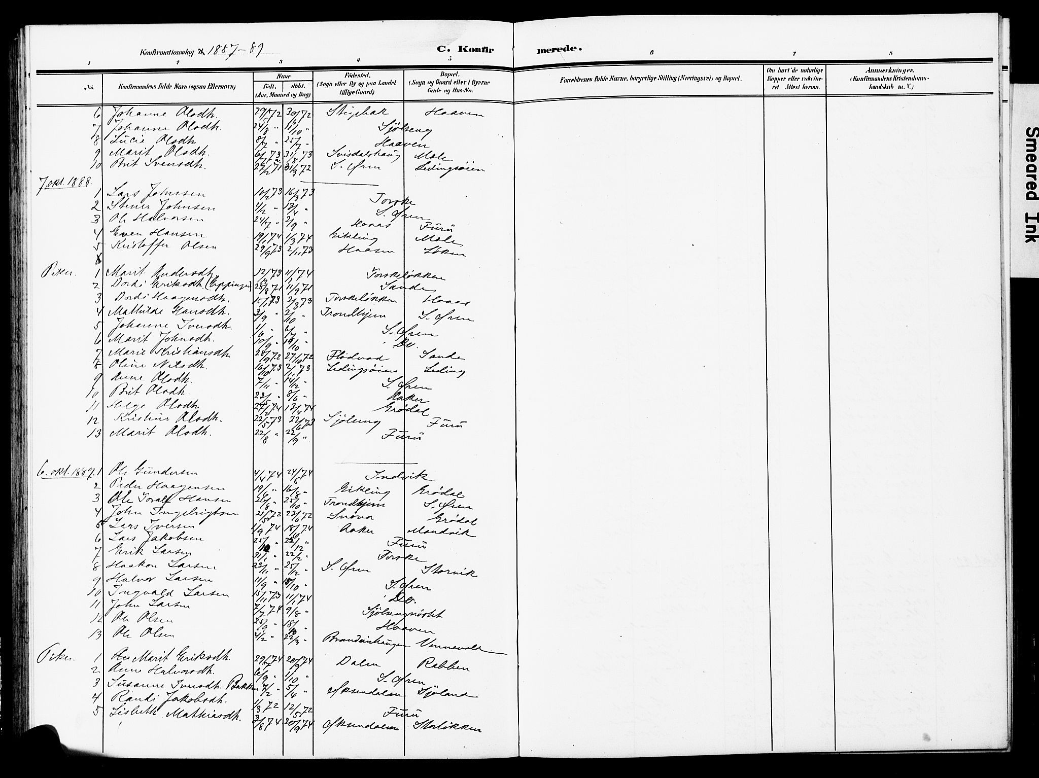 Ministerialprotokoller, klokkerbøker og fødselsregistre - Møre og Romsdal, AV/SAT-A-1454/590/L1017: Parish register (copy) no. 590C02, 1869-1931