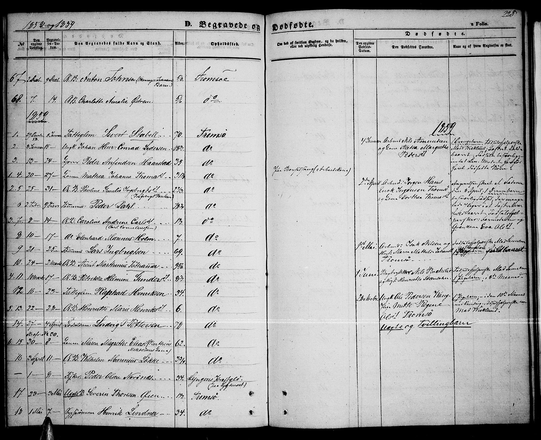 Tromsø sokneprestkontor/stiftsprosti/domprosti, AV/SATØ-S-1343/G/Gb/L0006klokker: Parish register (copy) no. 6, 1857-1866, p. 228