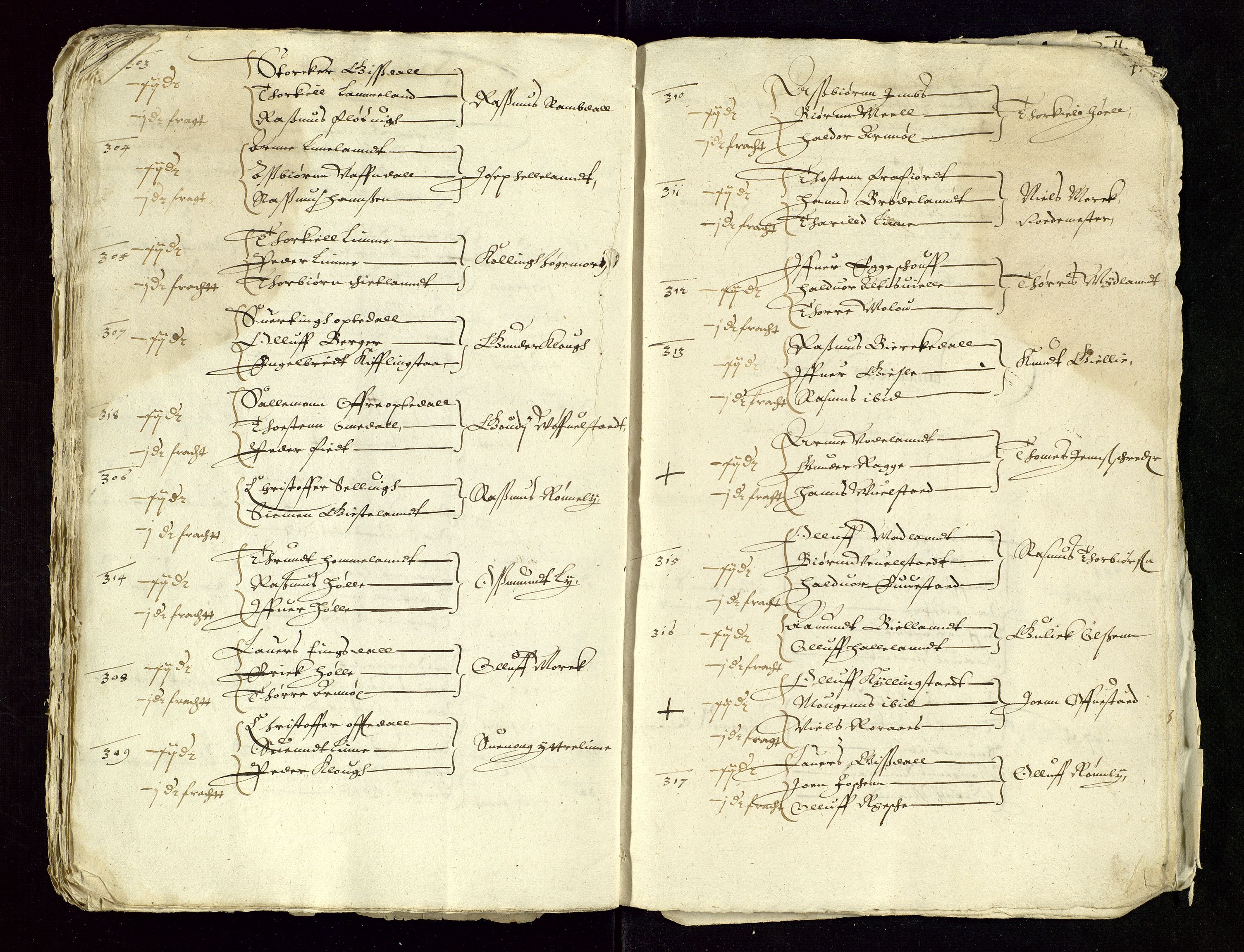 Stavanger len, AV/SAST-A-101870/Ob/L0020: Diverse, 1611-1640, p. 203