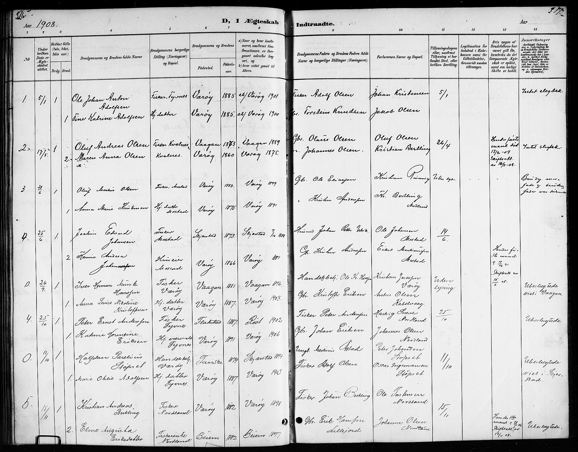 Ministerialprotokoller, klokkerbøker og fødselsregistre - Nordland, AV/SAT-A-1459/807/L0123: Parish register (copy) no. 807C01, 1884-1910, p. 316-317