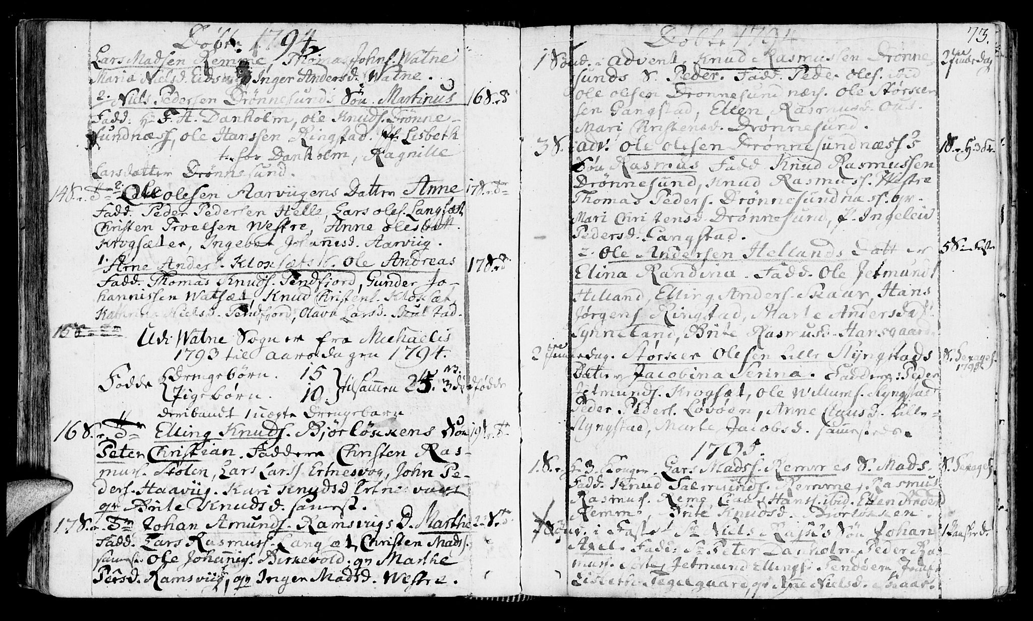 Ministerialprotokoller, klokkerbøker og fødselsregistre - Møre og Romsdal, SAT/A-1454/525/L0372: Parish register (official) no. 525A02, 1778-1817, p. 73