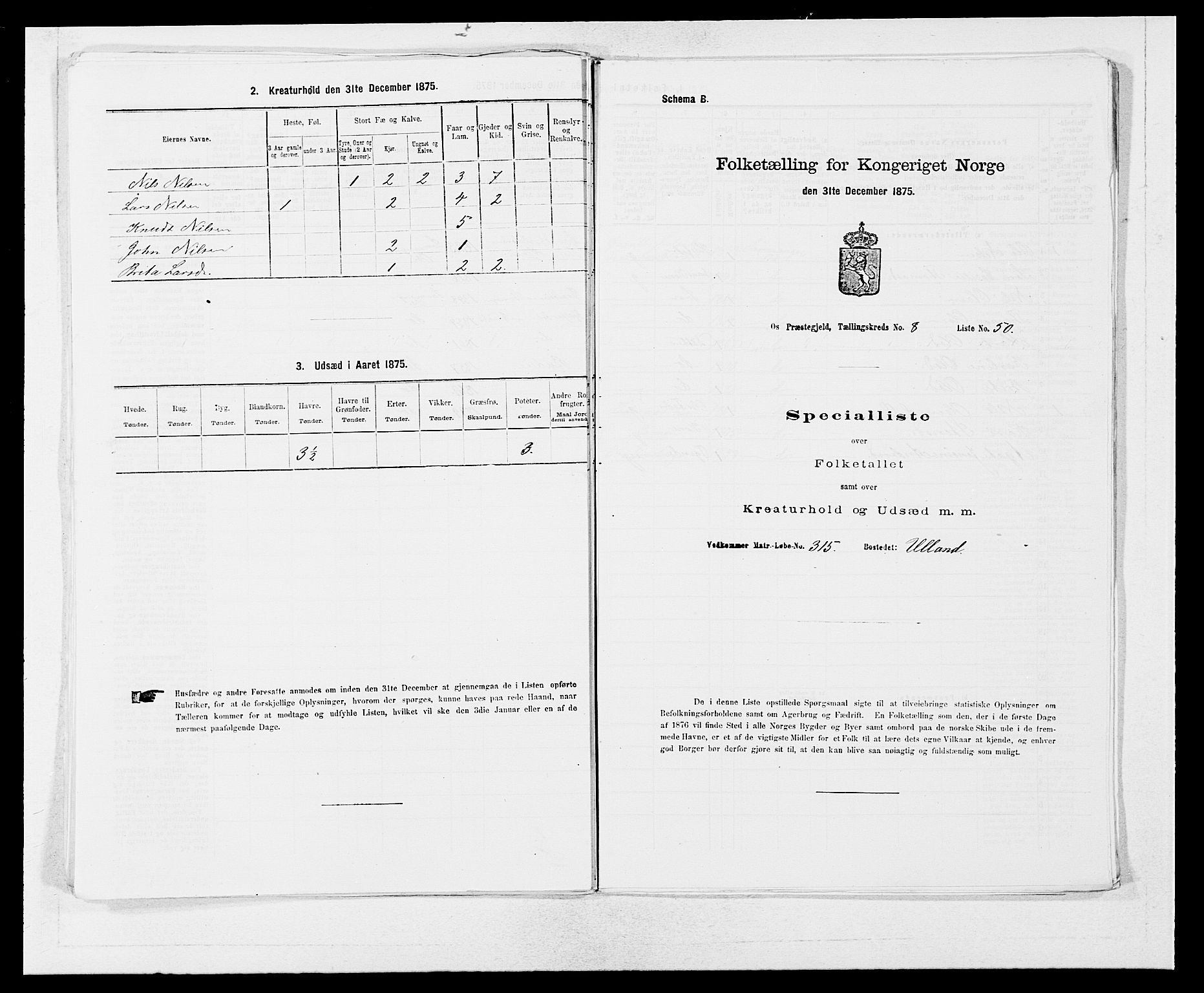 SAB, 1875 census for 1243P Os, 1875, p. 1135