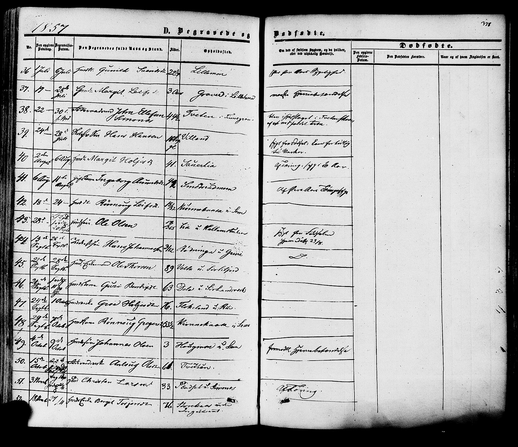 Heddal kirkebøker, AV/SAKO-A-268/F/Fa/L0007: Parish register (official) no. I 7, 1855-1877, p. 378