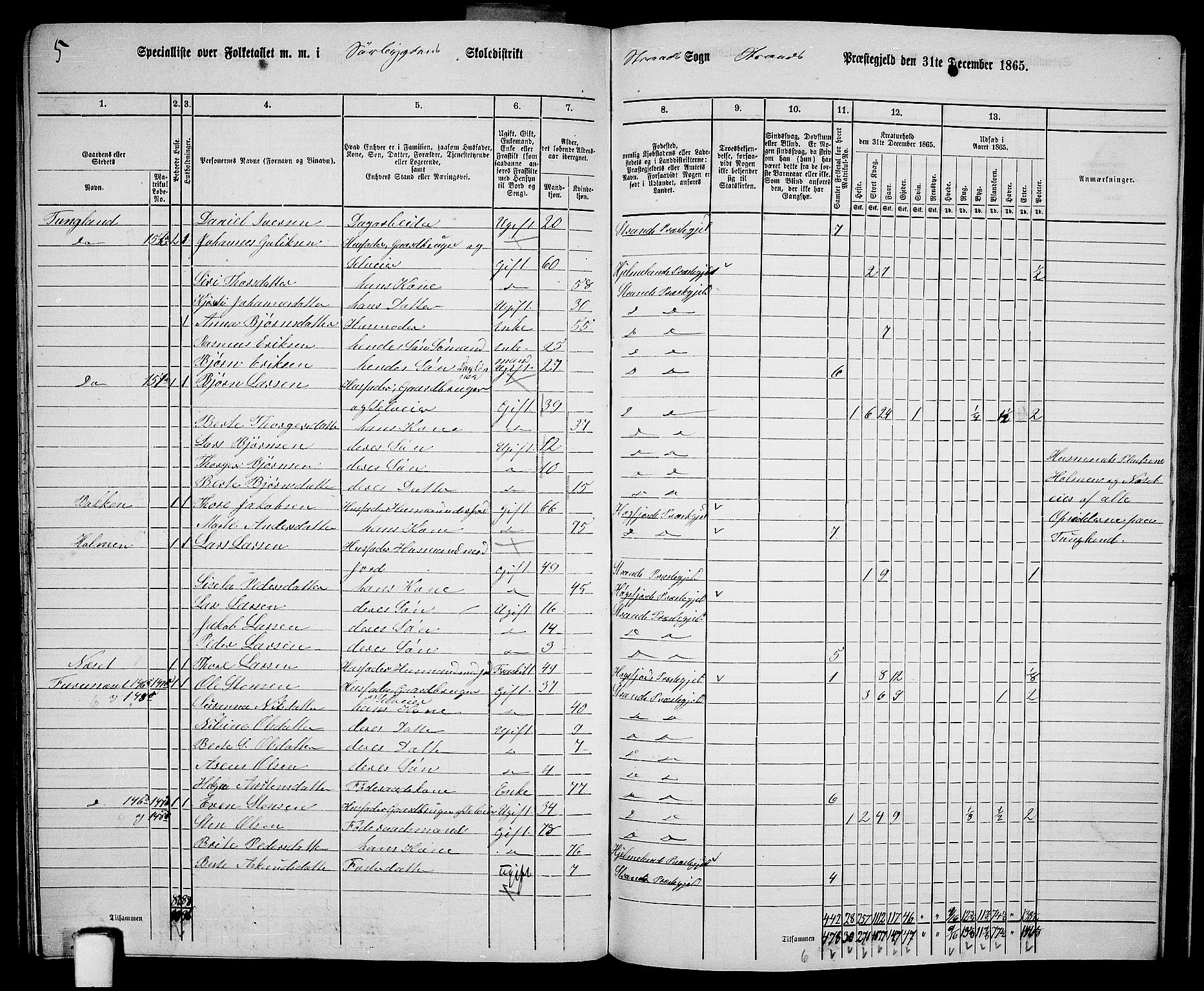 RA, 1865 census for Strand, 1865, p. 85