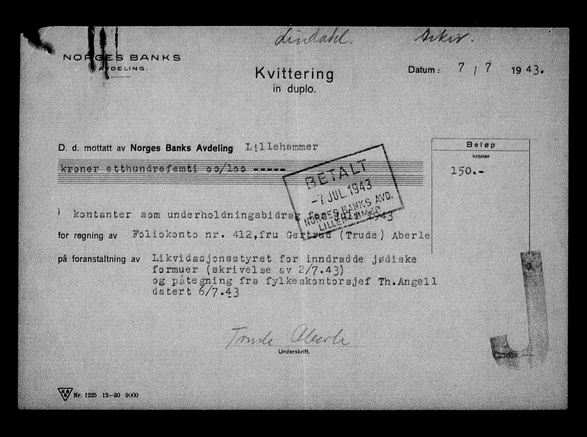 Justisdepartementet, Tilbakeføringskontoret for inndratte formuer, AV/RA-S-1564/H/Hc/Hcd/L0989: --, 1945-1947, p. 54