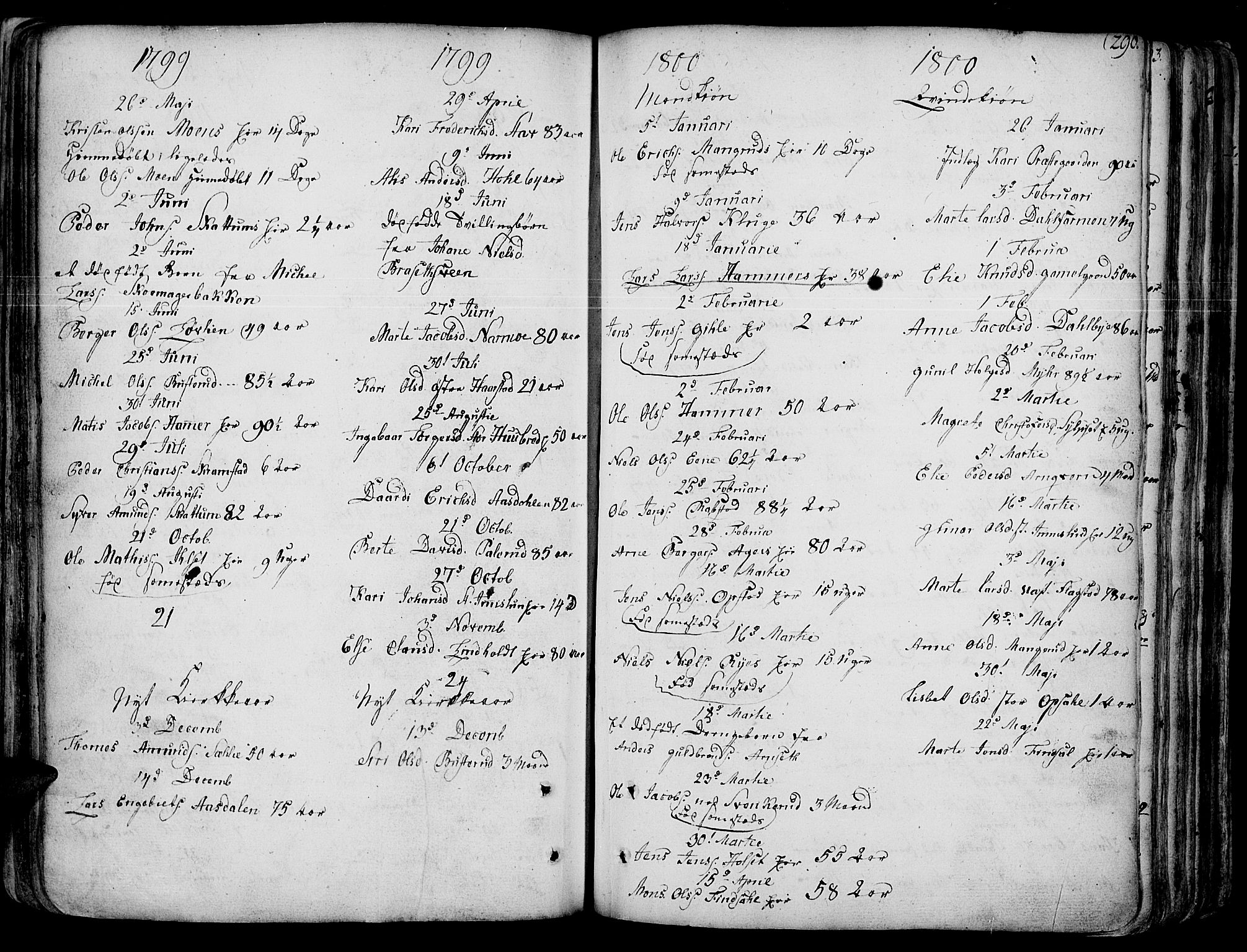 Vang prestekontor, Hedmark, AV/SAH-PREST-008/H/Ha/Haa/L0003: Parish register (official) no. 3, 1734-1809, p. 290