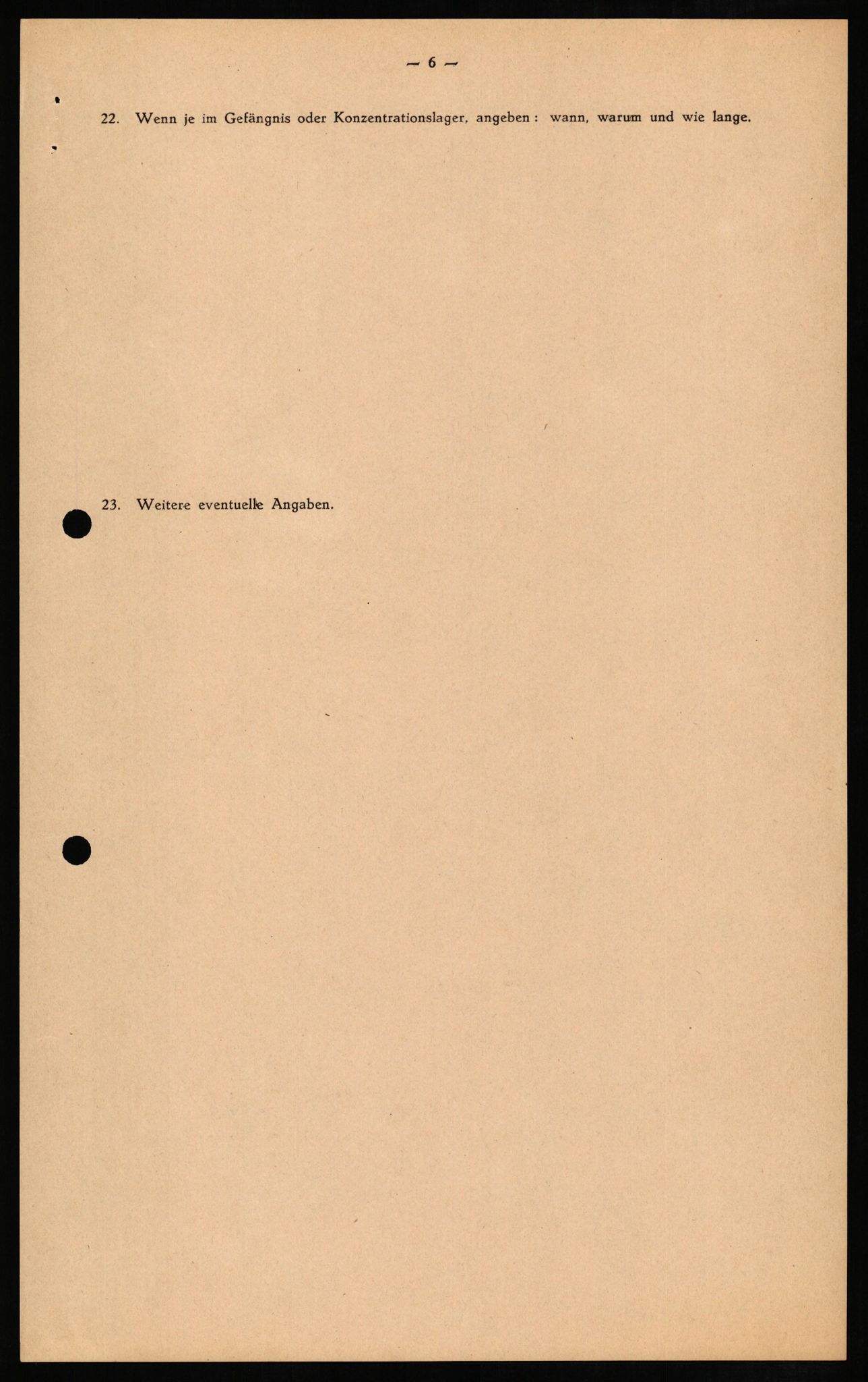 Forsvaret, Forsvarets overkommando II, RA/RAFA-3915/D/Db/L0010: CI Questionaires. Tyske okkupasjonsstyrker i Norge. Tyskere., 1945-1946, p. 118