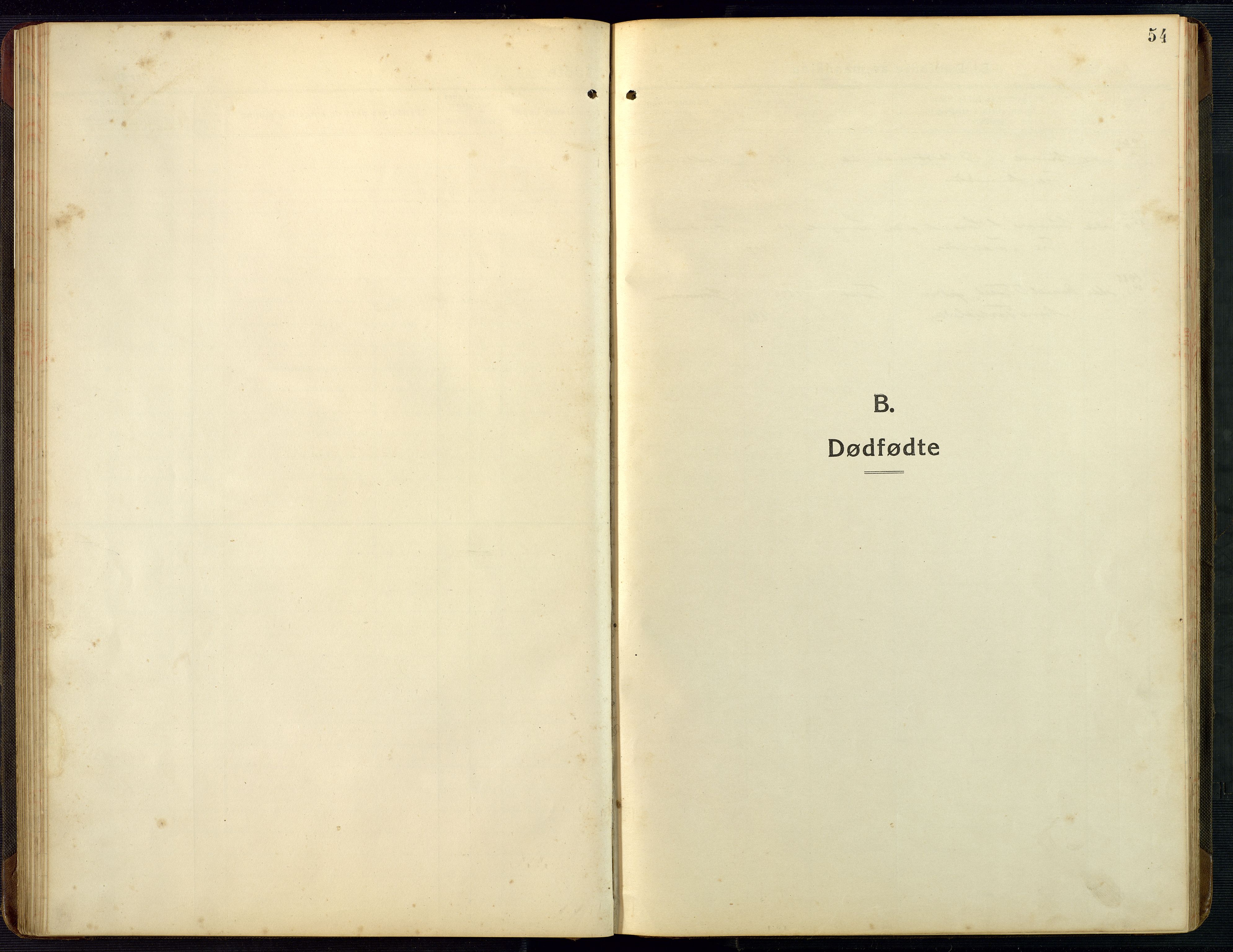 Bygland sokneprestkontor, AV/SAK-1111-0006/F/Fb/Fba/L0003: Parish register (copy) no. B 3, 1920-1974, p. 54