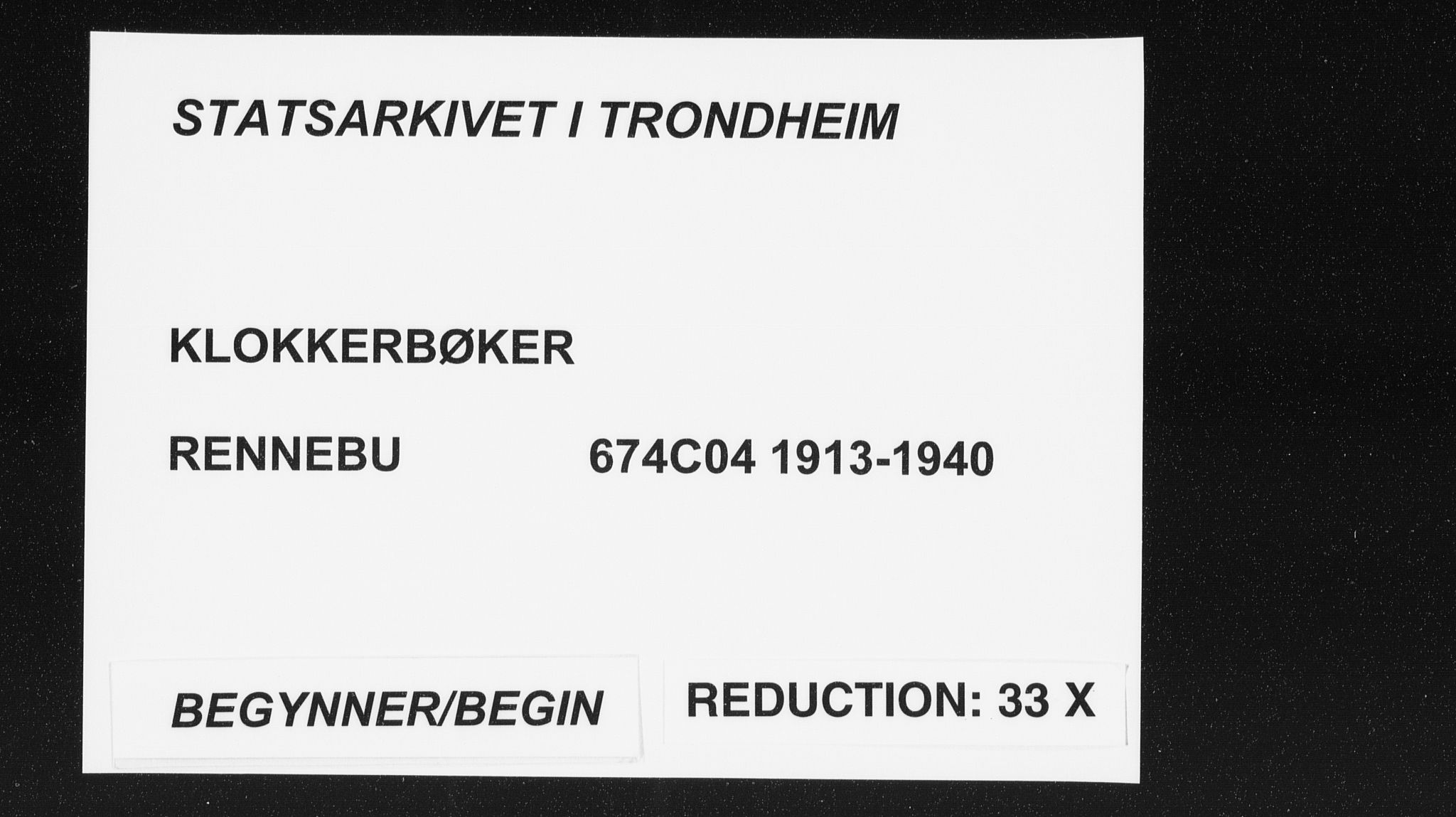 Ministerialprotokoller, klokkerbøker og fødselsregistre - Sør-Trøndelag, SAT/A-1456/674/L0877: Parish register (copy) no. 674C04, 1913-1940