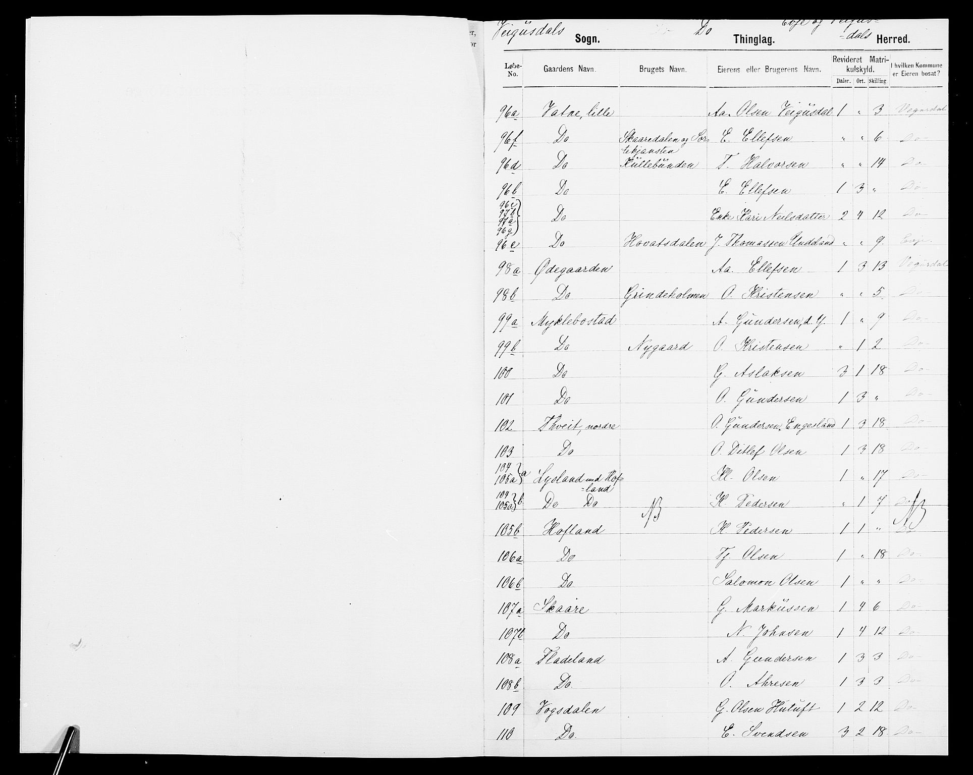 SAK, 1875 census for 0933P Herefoss, 1875, p. 195